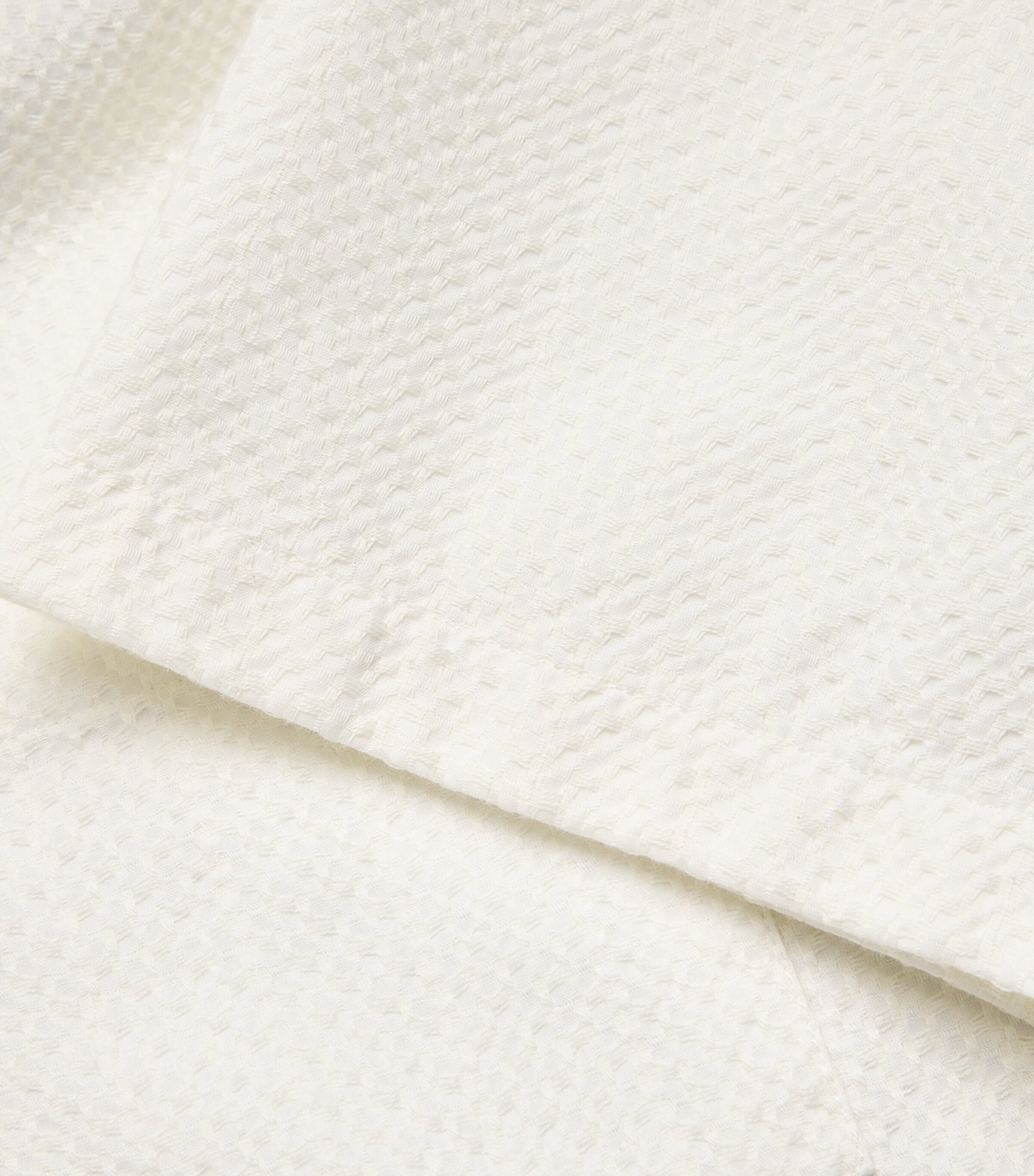 Oliver Spencer Mens Organic Cotton Havana Shirt Cream Image 5