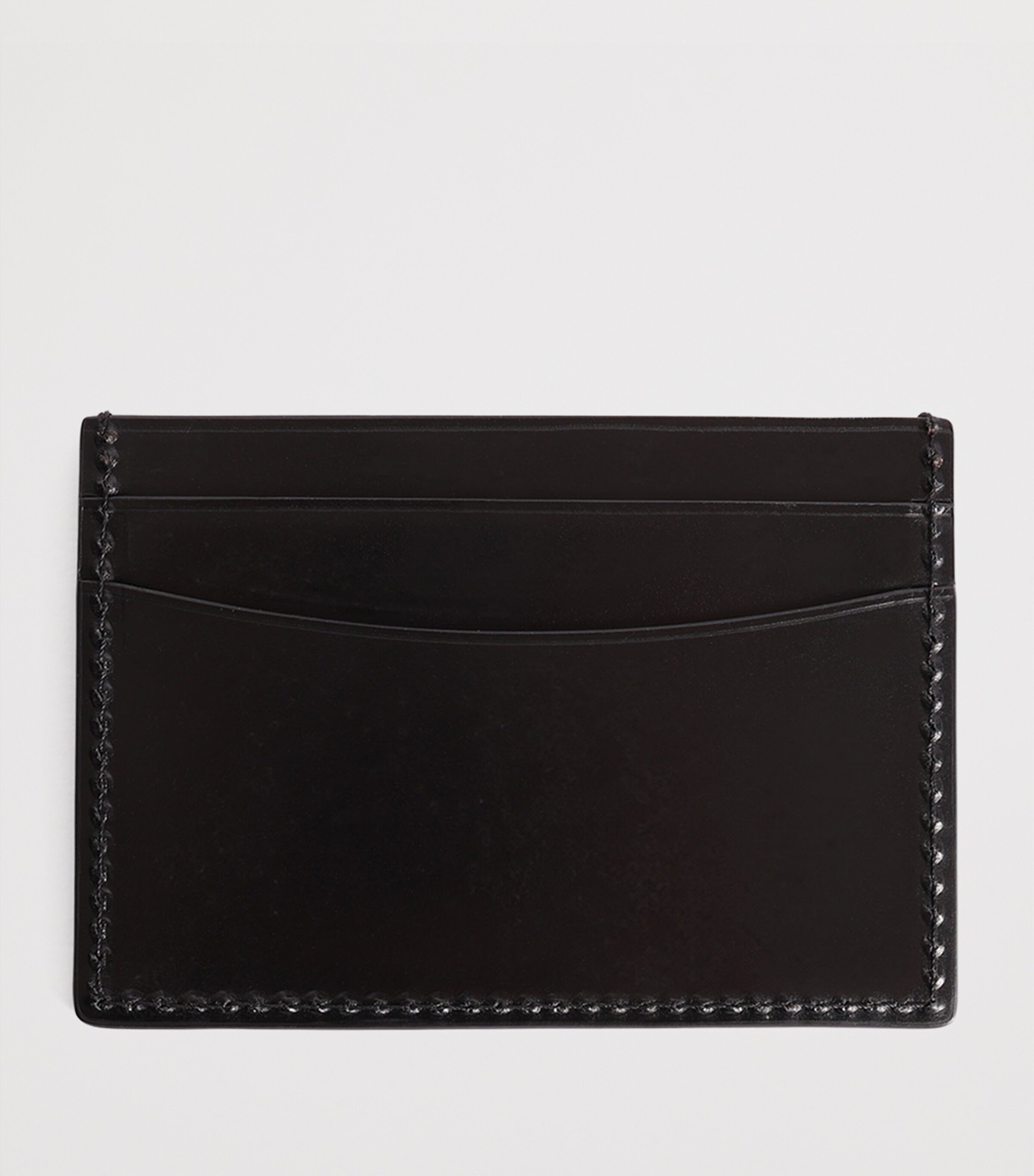 Swaine Leather Card Holder Black Image 2