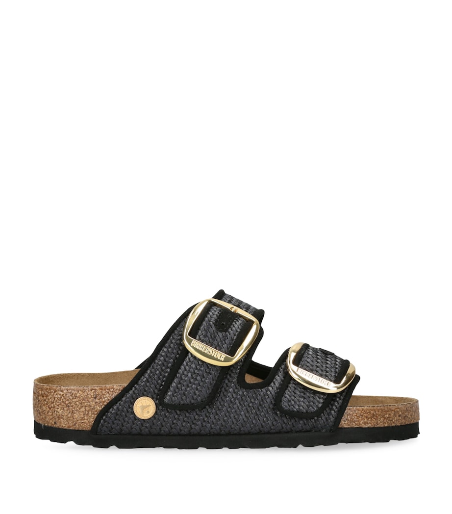 Raffia Arizona Sandals BLACK Image 1