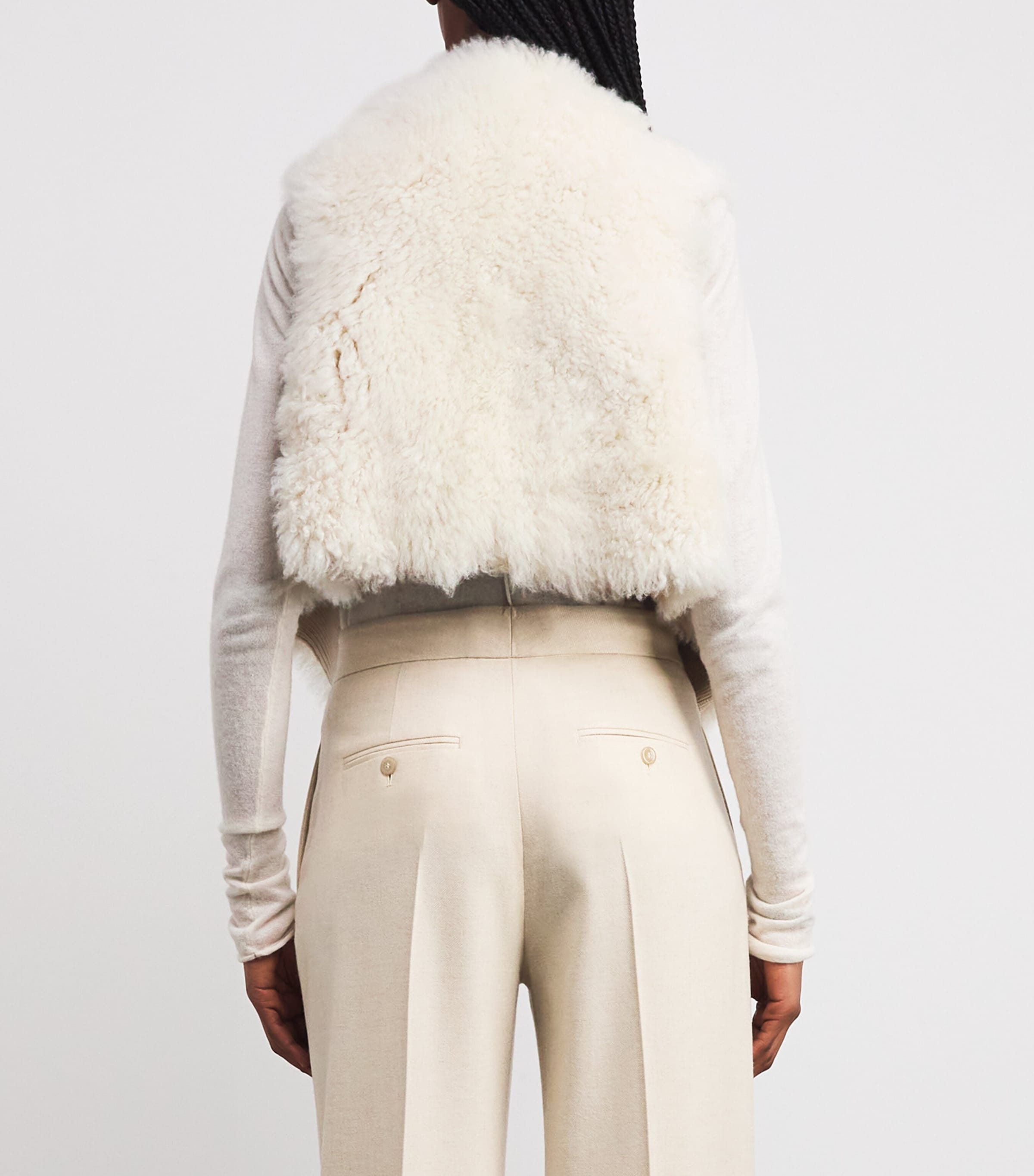 Alpaca Wool Gilet SABBIA Image 4