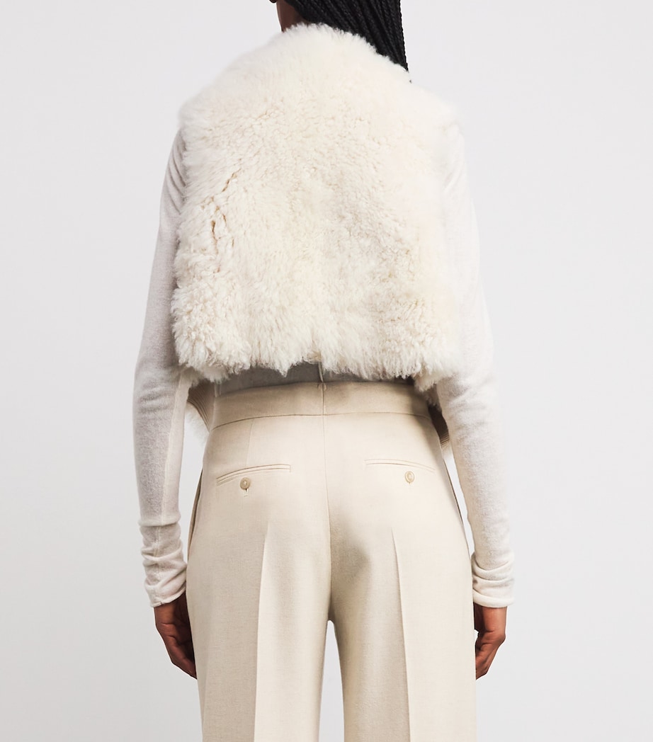 Alpaca Wool Gilet SABBIA Image 4