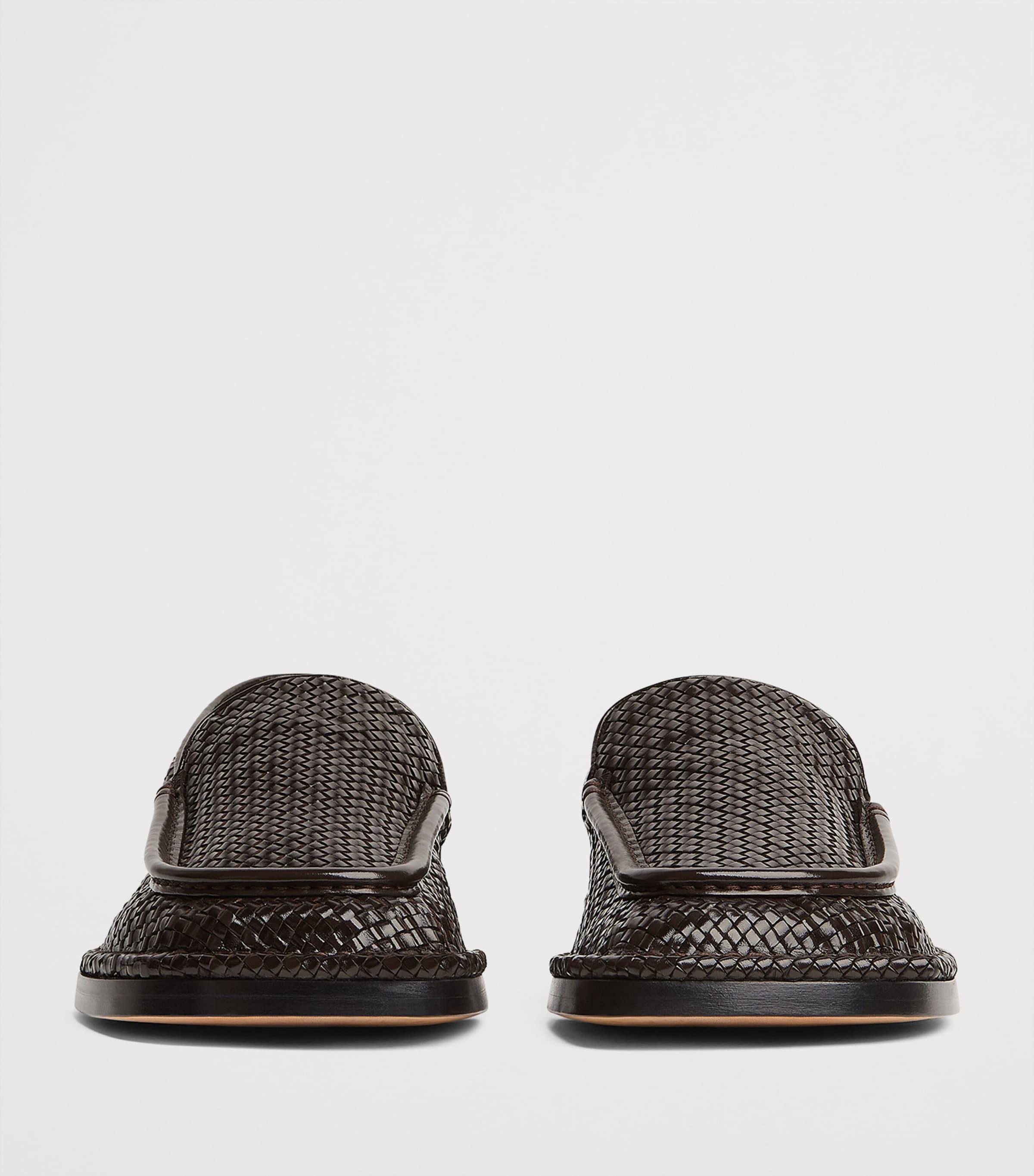 ドレスシューズ・革靴・ビジネスシューズ BOTTEGA VENETA   Daddy Moccasin in Woven Leather Bottega Veneta Leather Woven Daddy Loafers | Harrods US