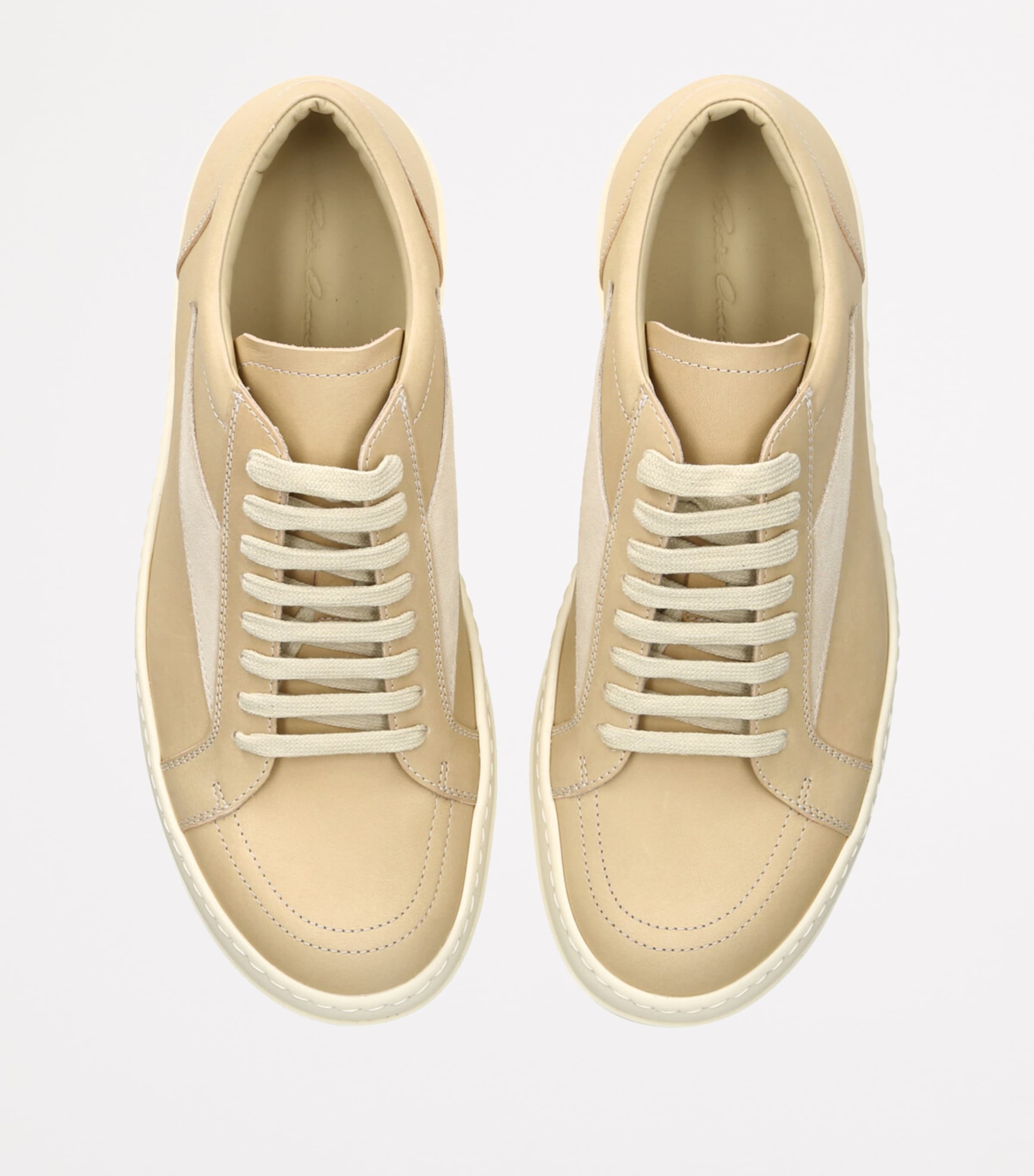 Rick Owens Leather Vintage Low-Top Sneakers | Harrods QA