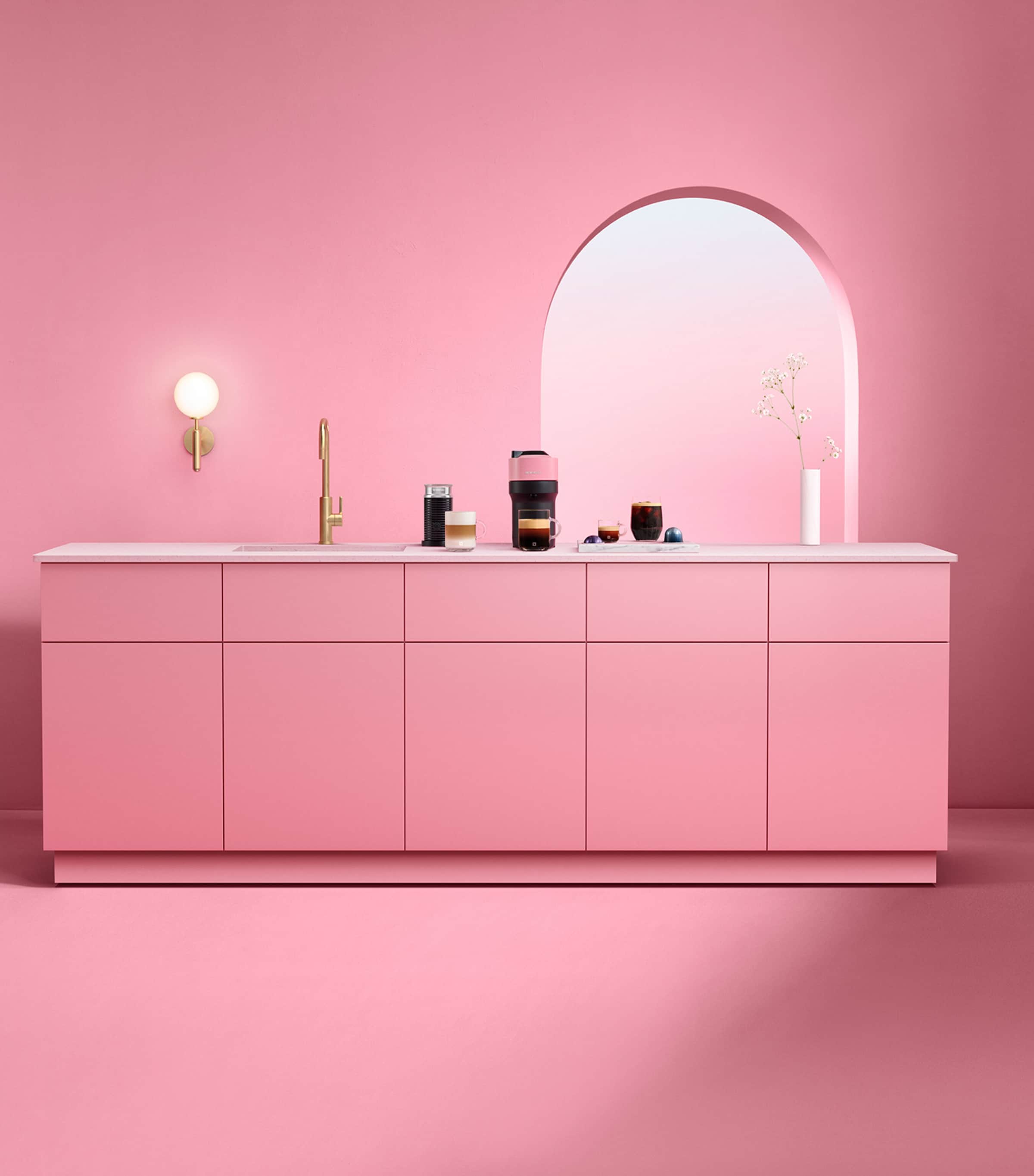 Vertuo Pop Coffee Machine PINK Image 5