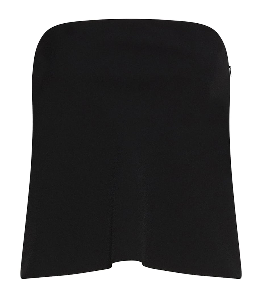 Marella Womens Satin Bustier Top Black Image 1