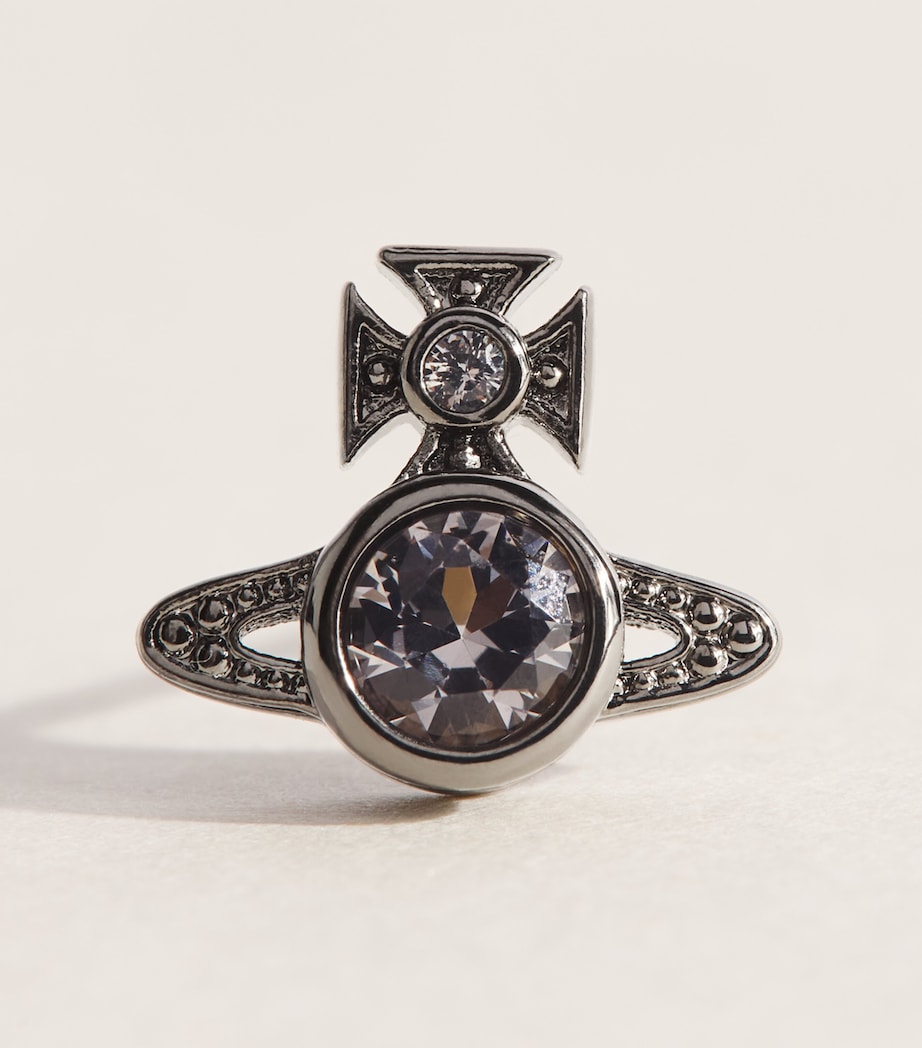 Vivienne Westwood London Orb Single Earring Ruth/grey Cz Image 1