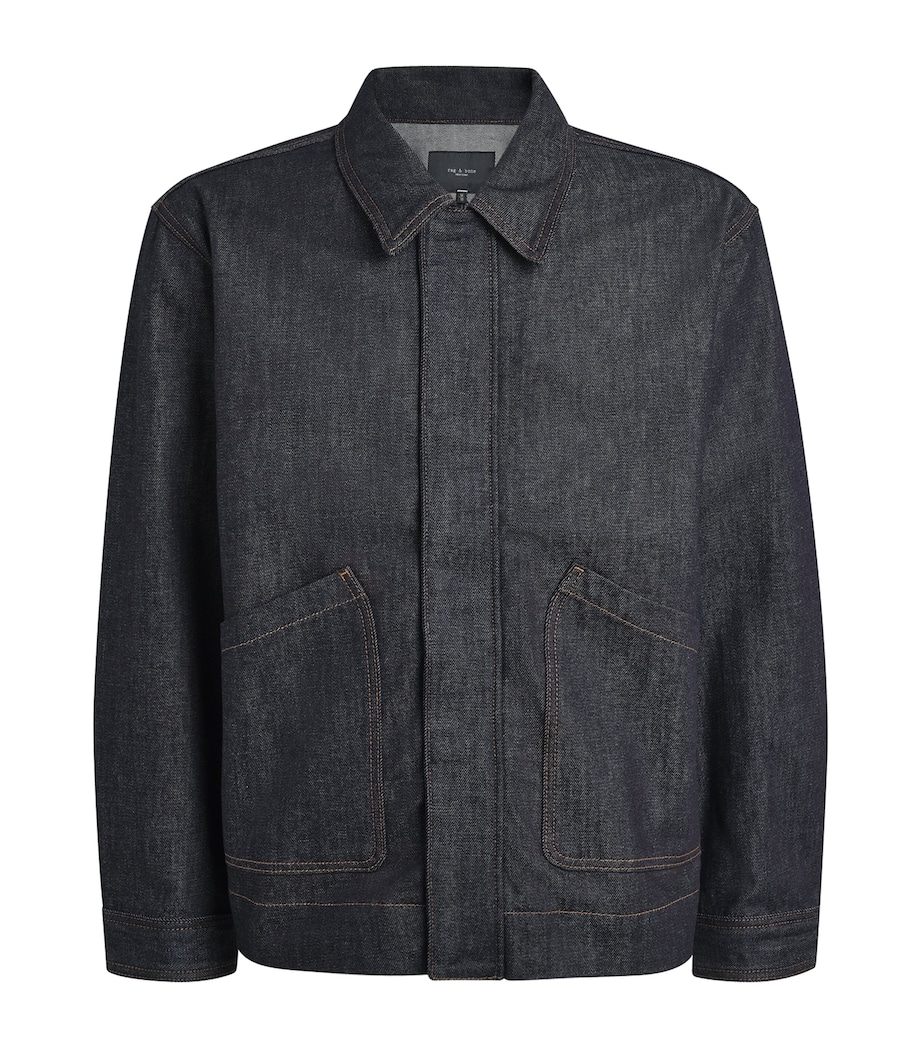 Patch-Pocket Denim Jacket RESINRINSE Image 1