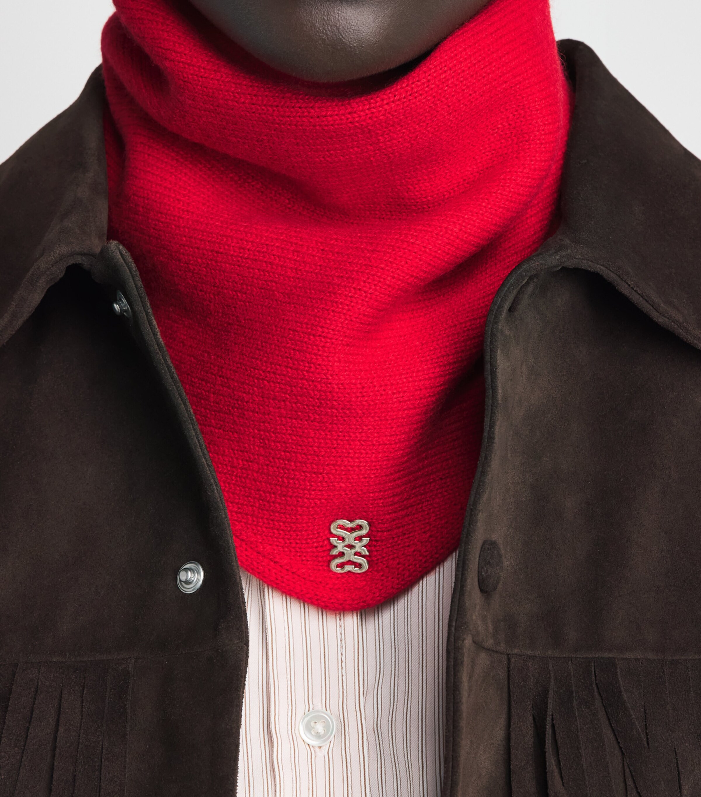 Sandro Paris Wool-Cashmere Tie Bandana — foto 3