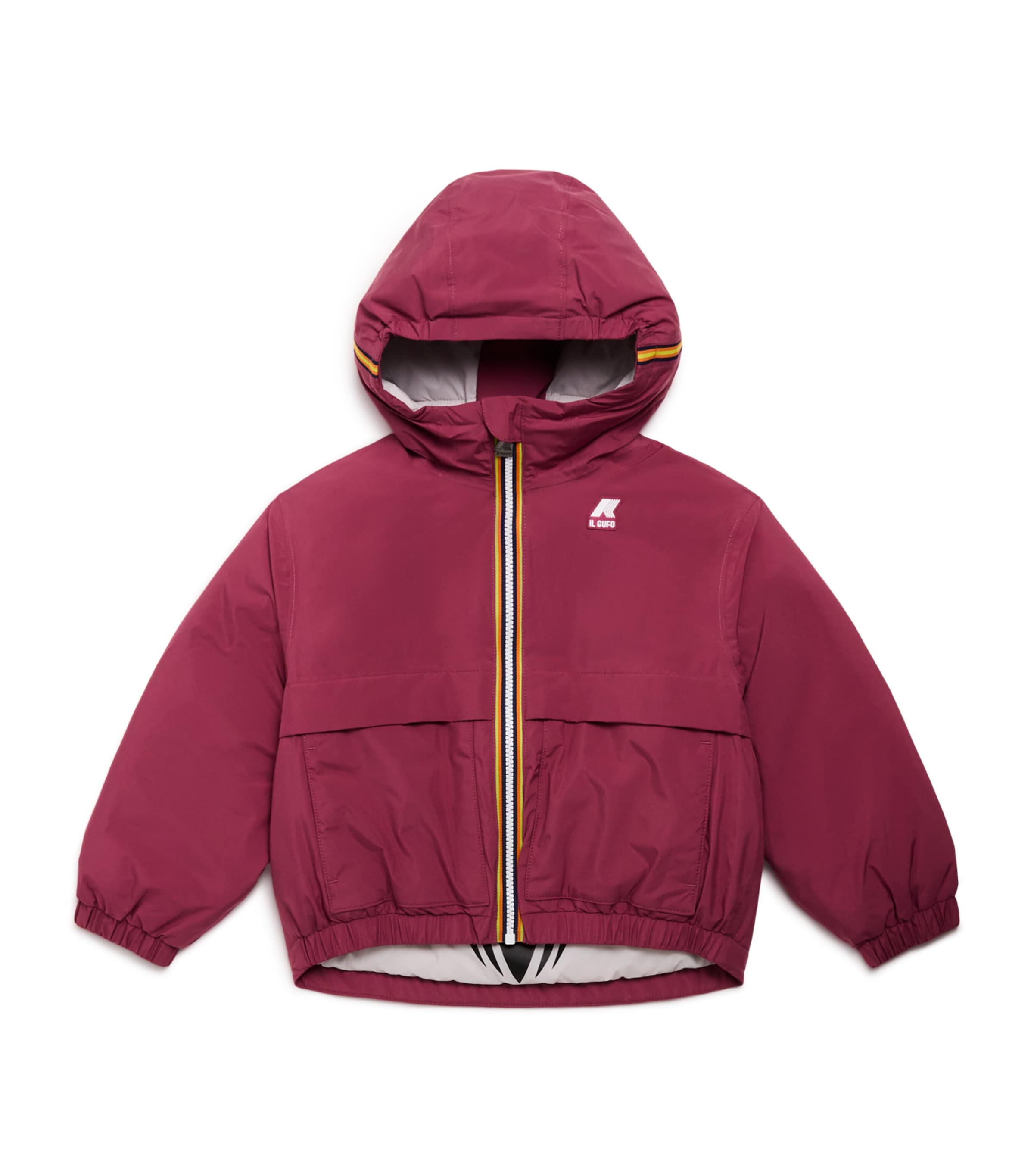 Il Gufo Kids' X Kay-way Ski Jacket In Burgundy