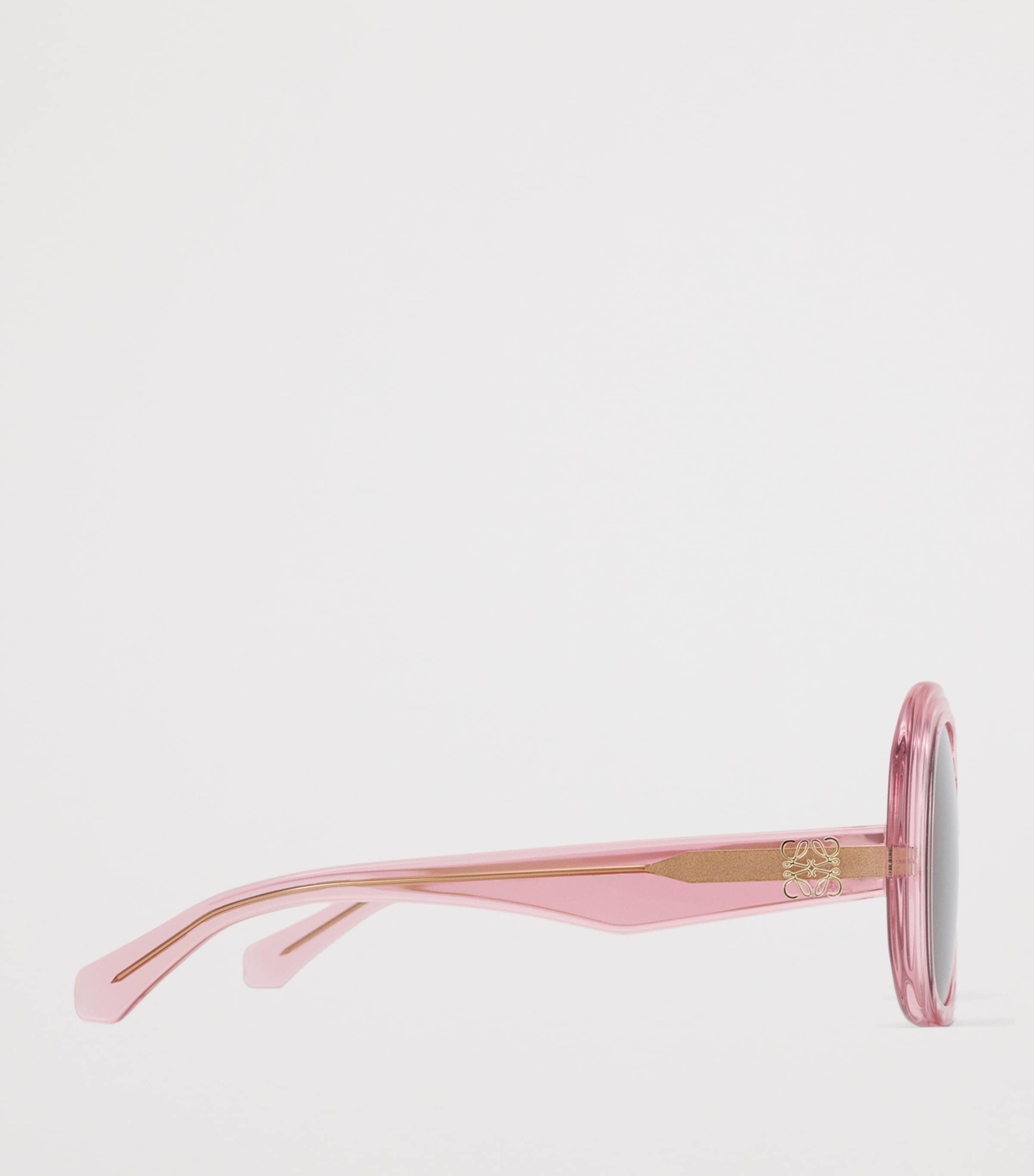 LOEWE Square Steps Sunglasses Transparent Pink Image 3