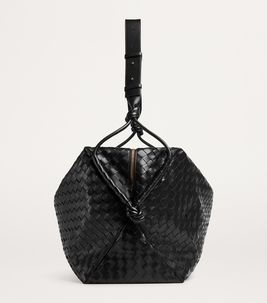 Large Leather Loop Weekender Bag 1019 Image 5