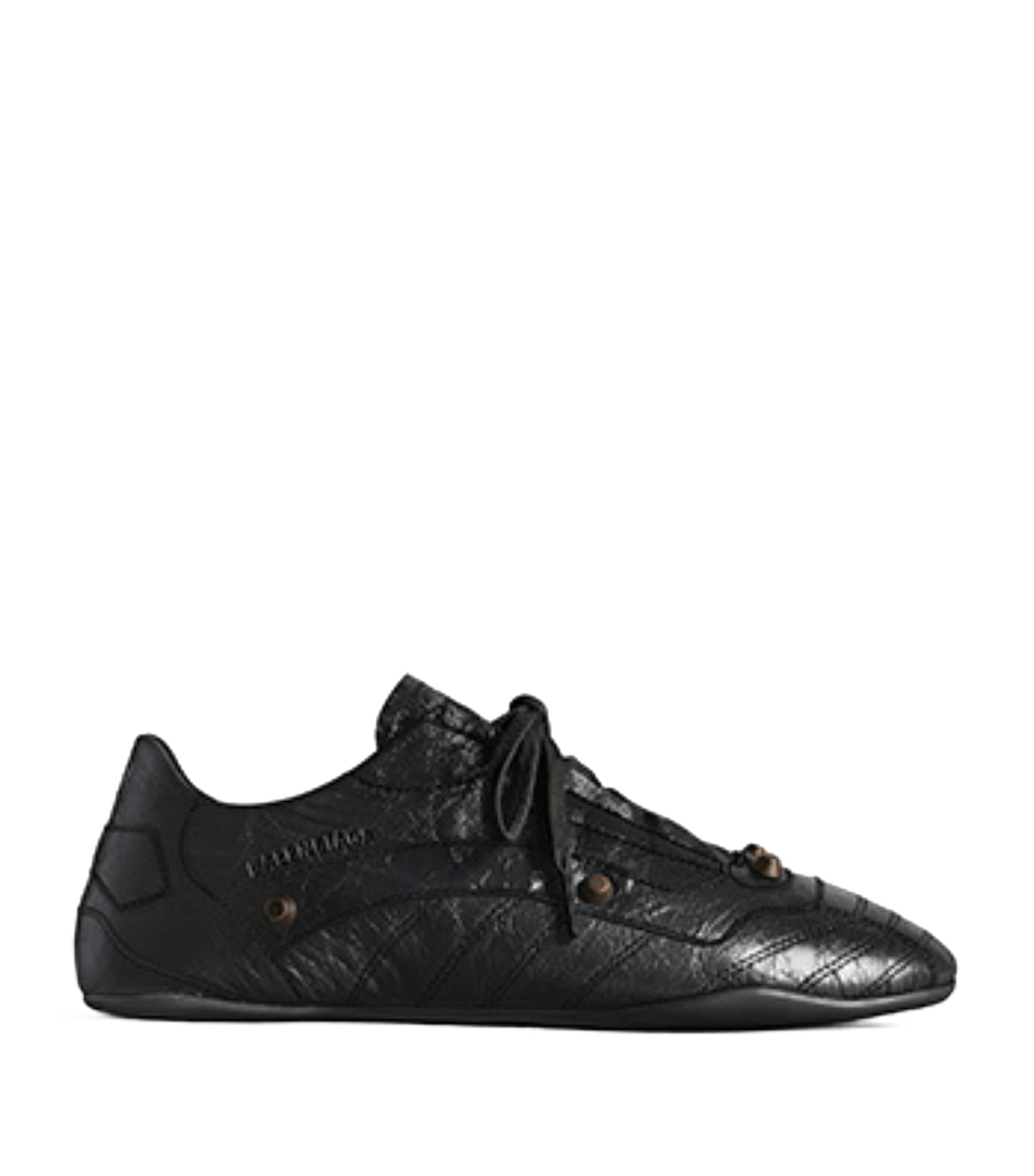 Balenciaga Leather City Sneakers Image 1