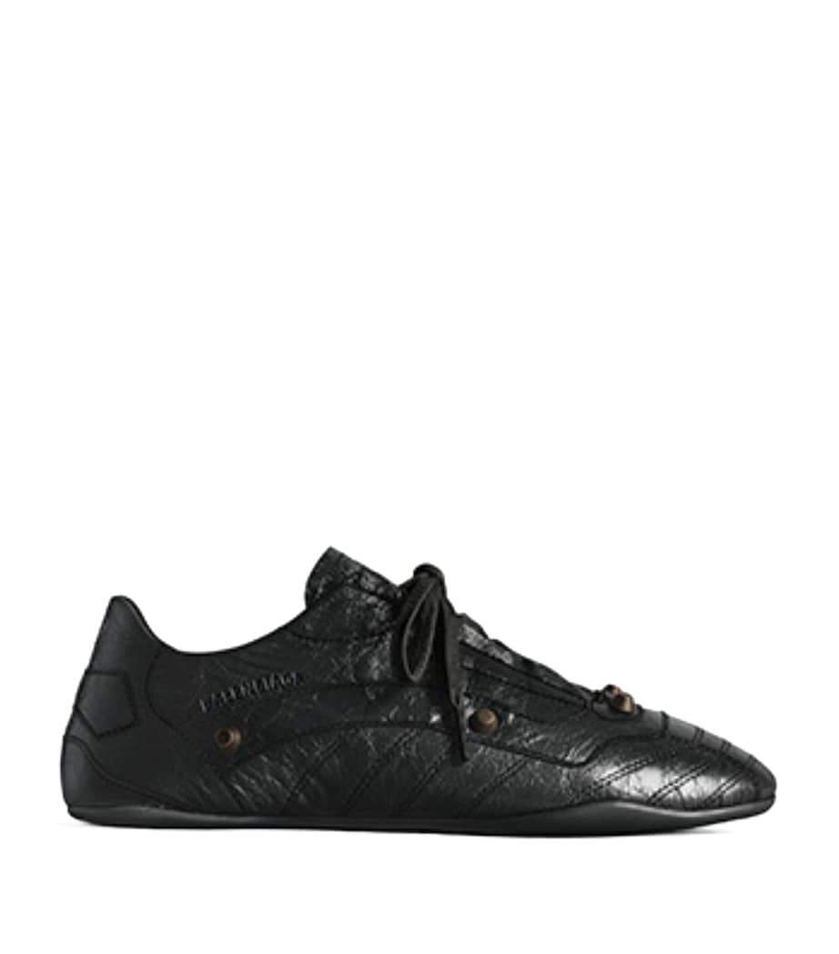 Balenciaga Leather City Sneakers Image 1
