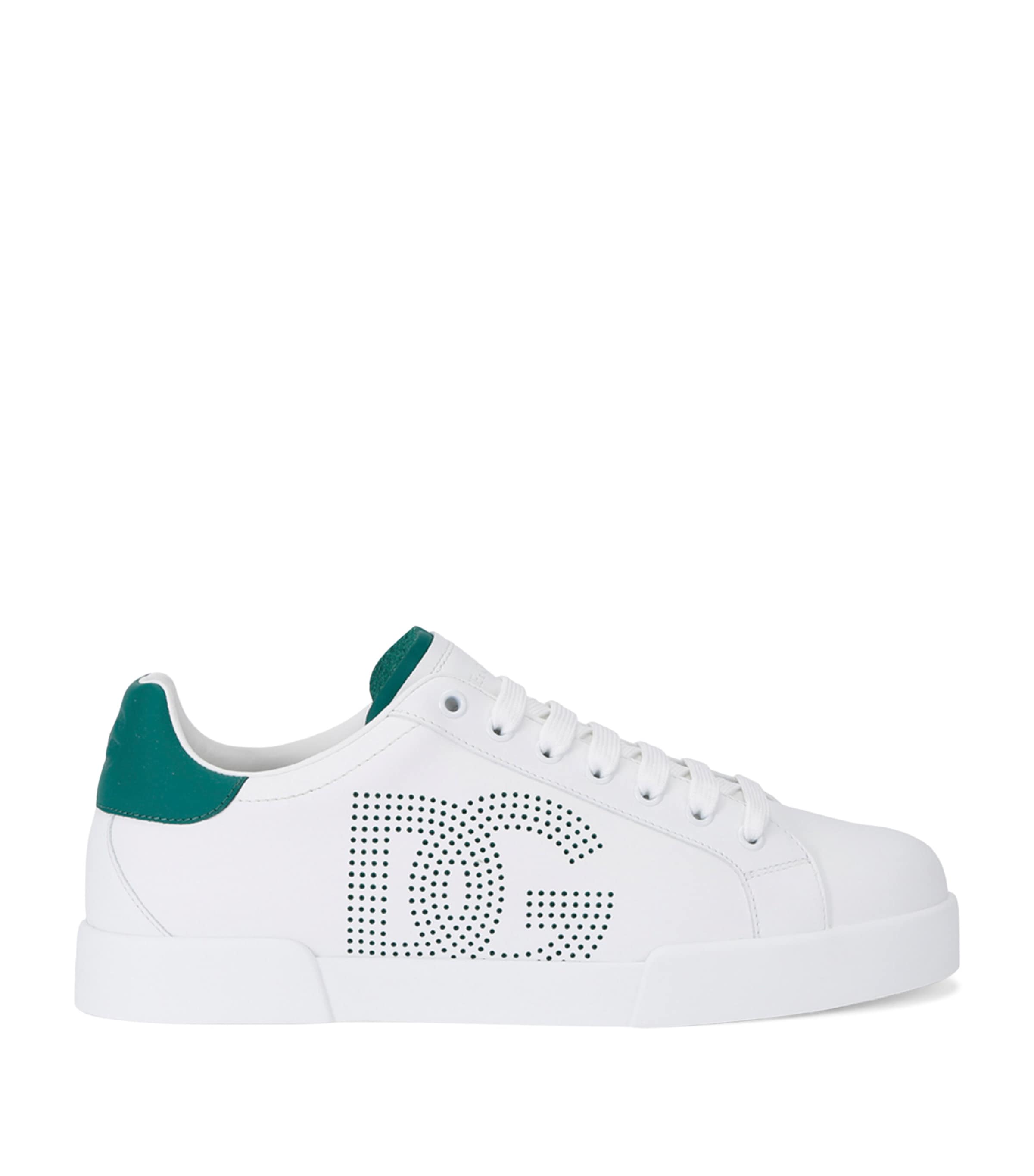 Dolce & Gabbana Leather Vintage 2.0 Sneakers In White