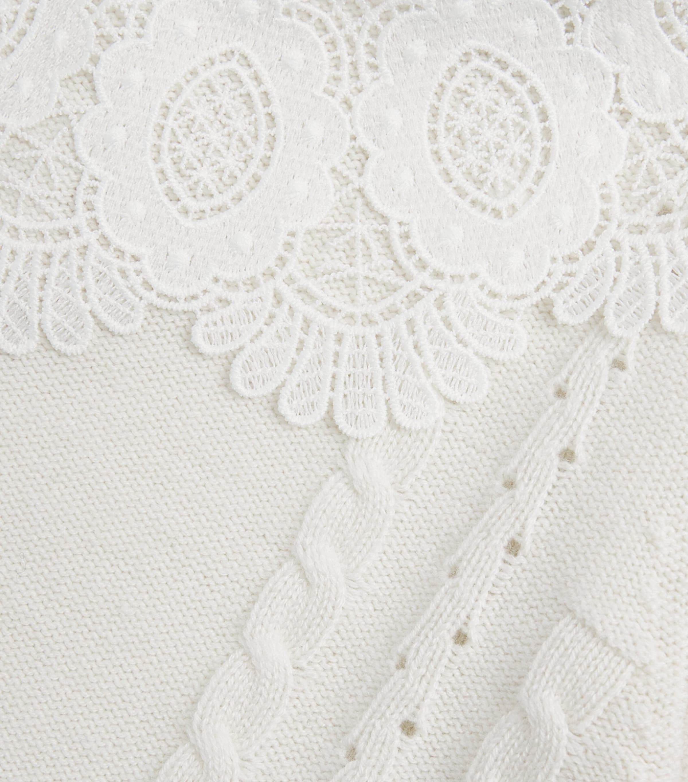 Tartine et Chocolat Lace-Collar Sweater Image 3
