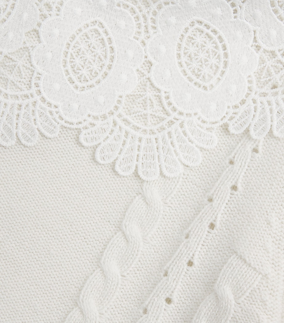 Tartine et Chocolat Lace-Collar Sweater Image 3
