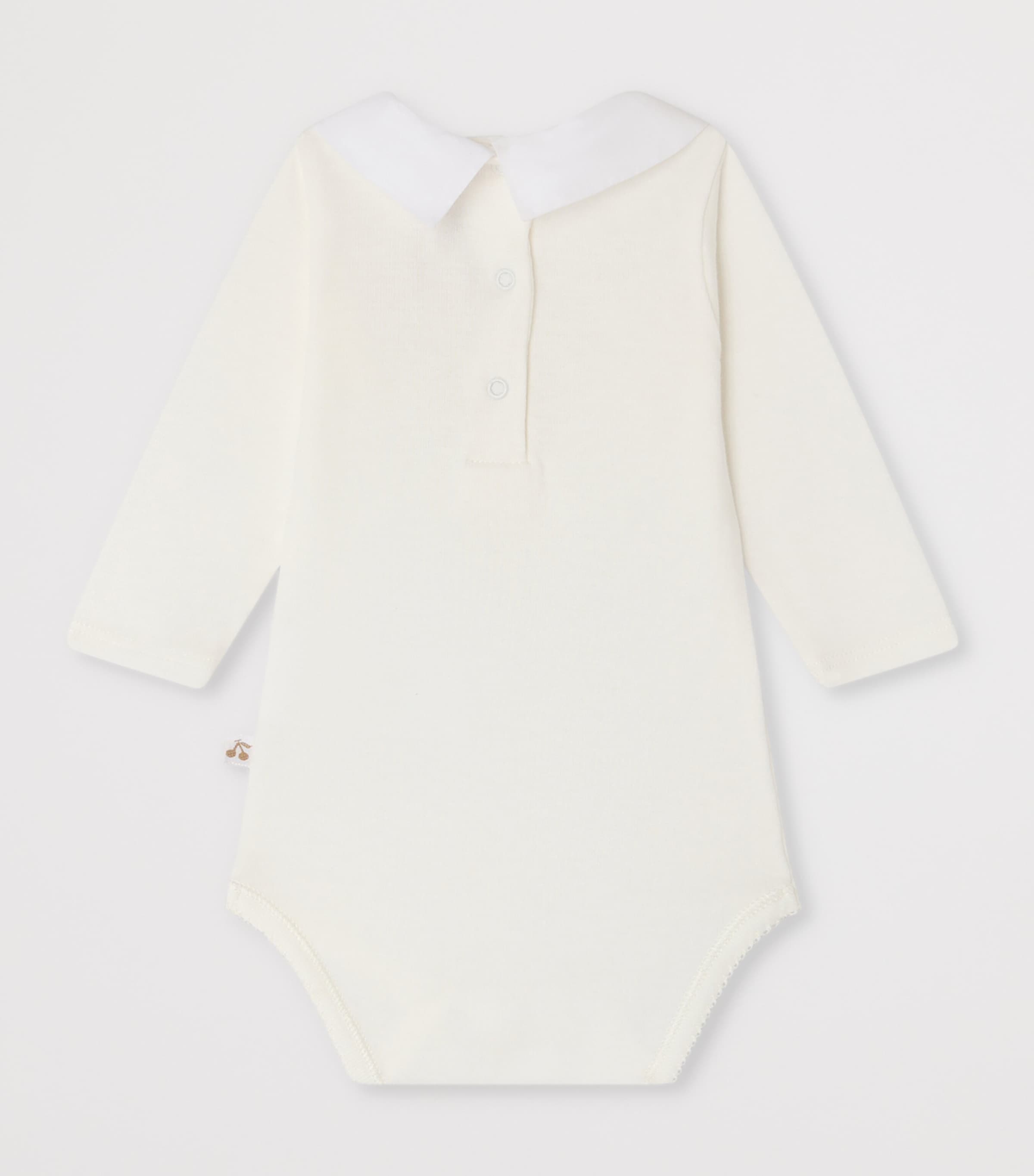 Bonpoint Musical Embroidered Bodysuit (1-24 Months) Blanc Lait Image 2