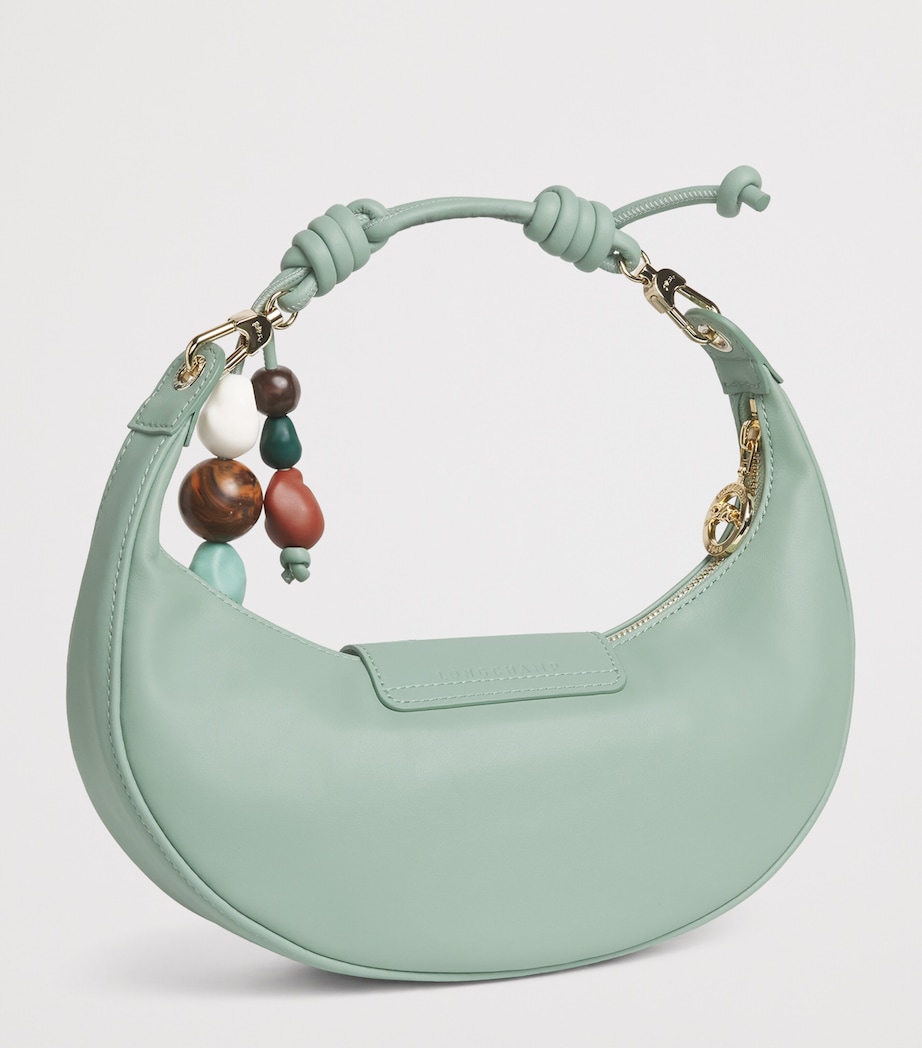 Longchamp Medium Leather Le Pliage Xtra Shoulder Bag Celadon Image 3