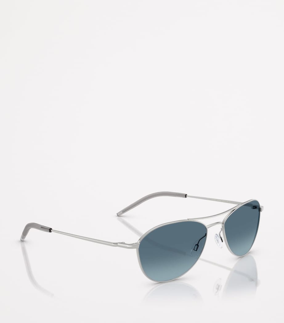Oliver Peoples Aero II Aviator Sunglasses Image 6