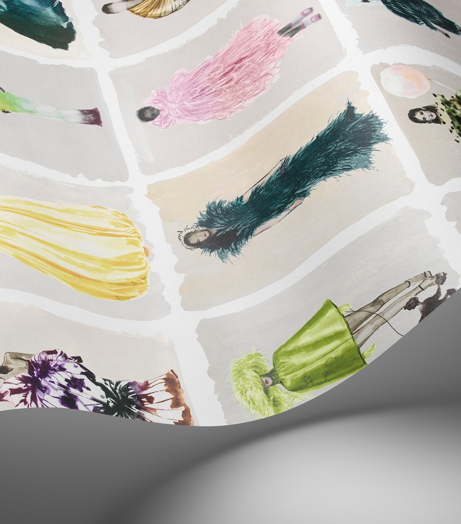 x Harrods Interior Design 175 Anniversary Edition Couture Carousel Wallpaper - Pastel PASTEL Image 2