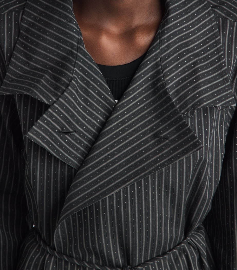 Issey Miyake Womens Cotton Monsieur Shirt Black Hued Image 6