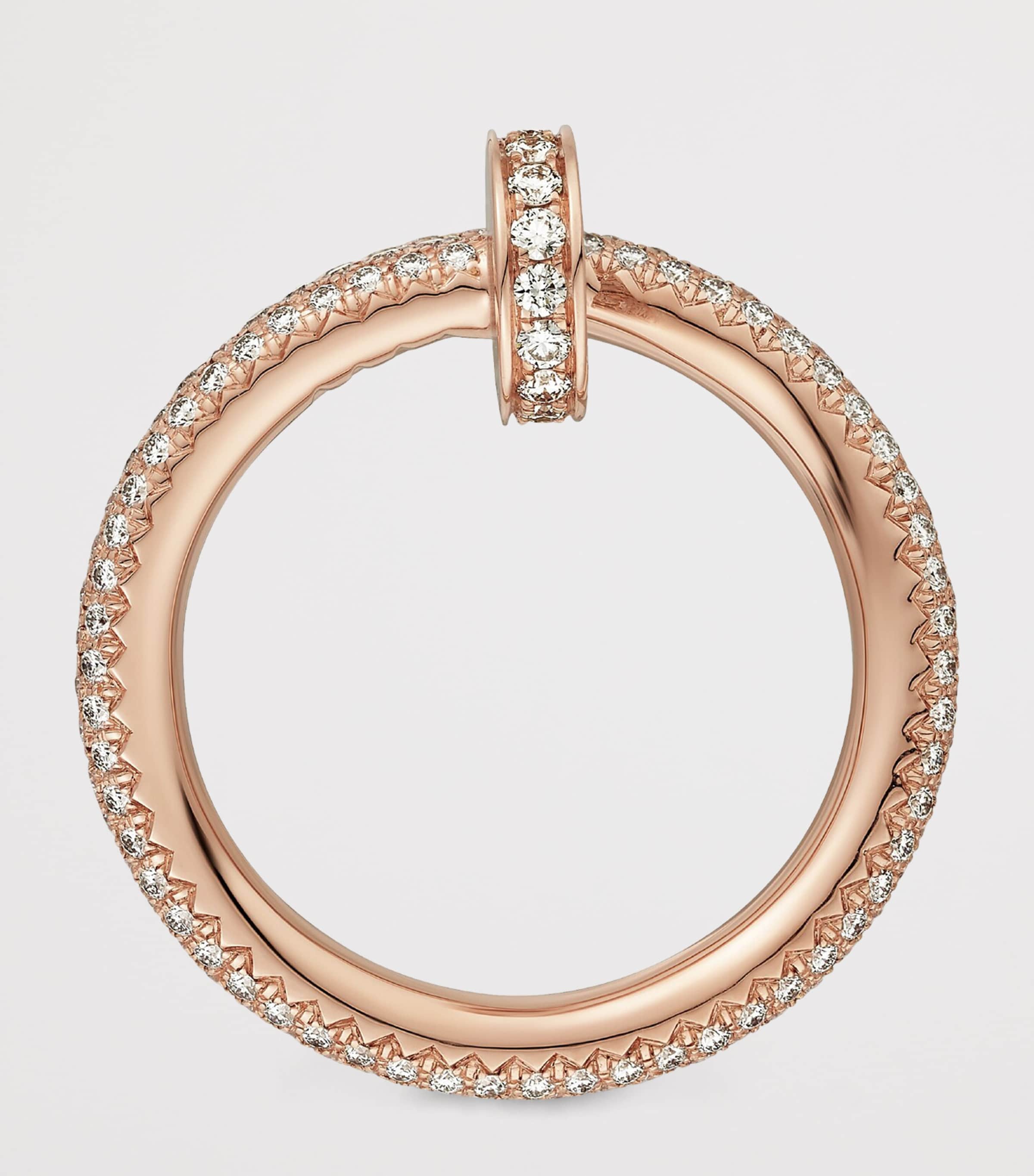 Cartier Rose Gold and Diamond Juste un Clou Ring Rose Gold Image 8