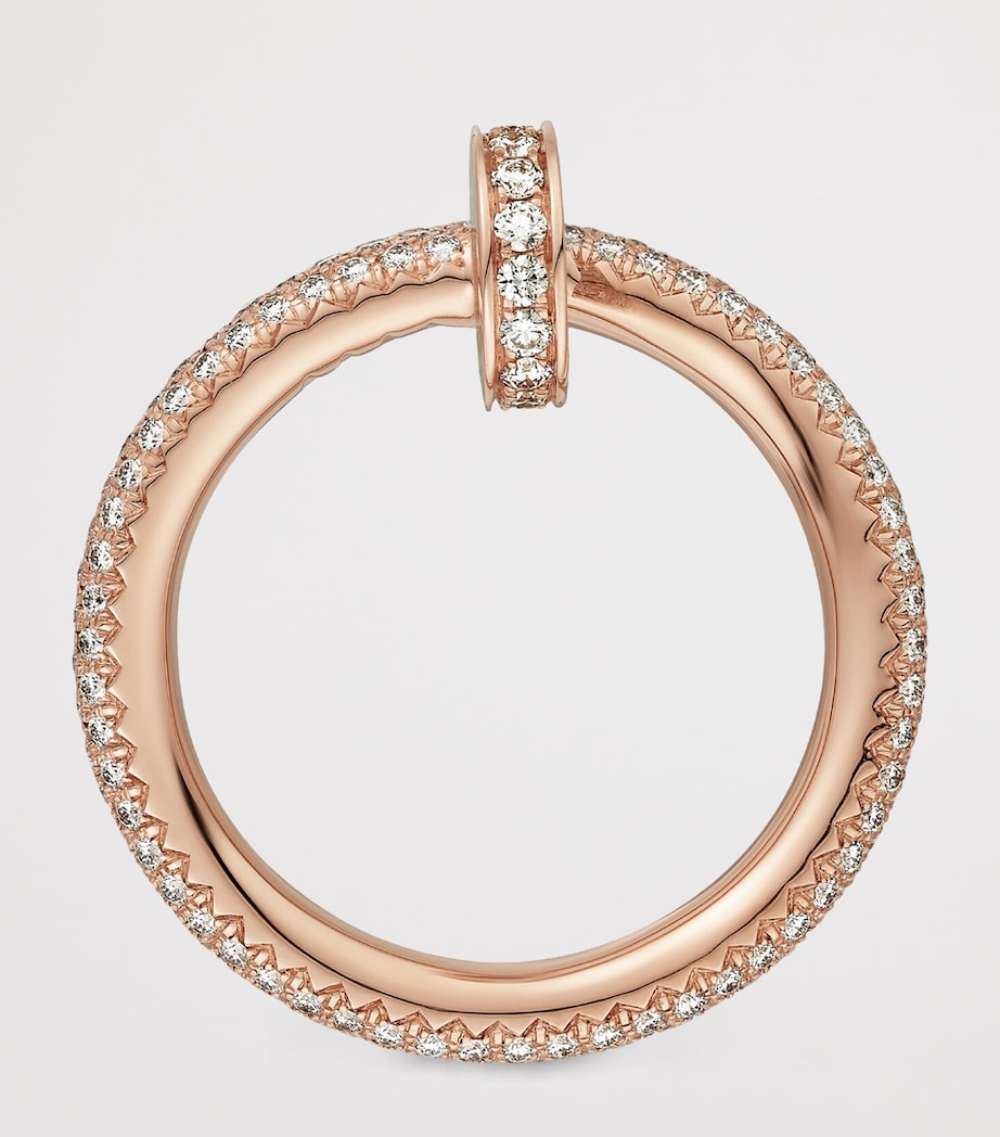 Cartier Rose Gold and Diamond Juste un Clou Ring Rose Gold Image 8