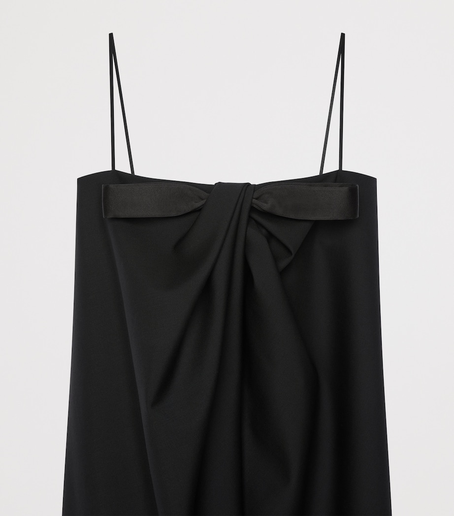 Givenchy Womens Wool-Mohair Sliced Maxi Dress Image 4