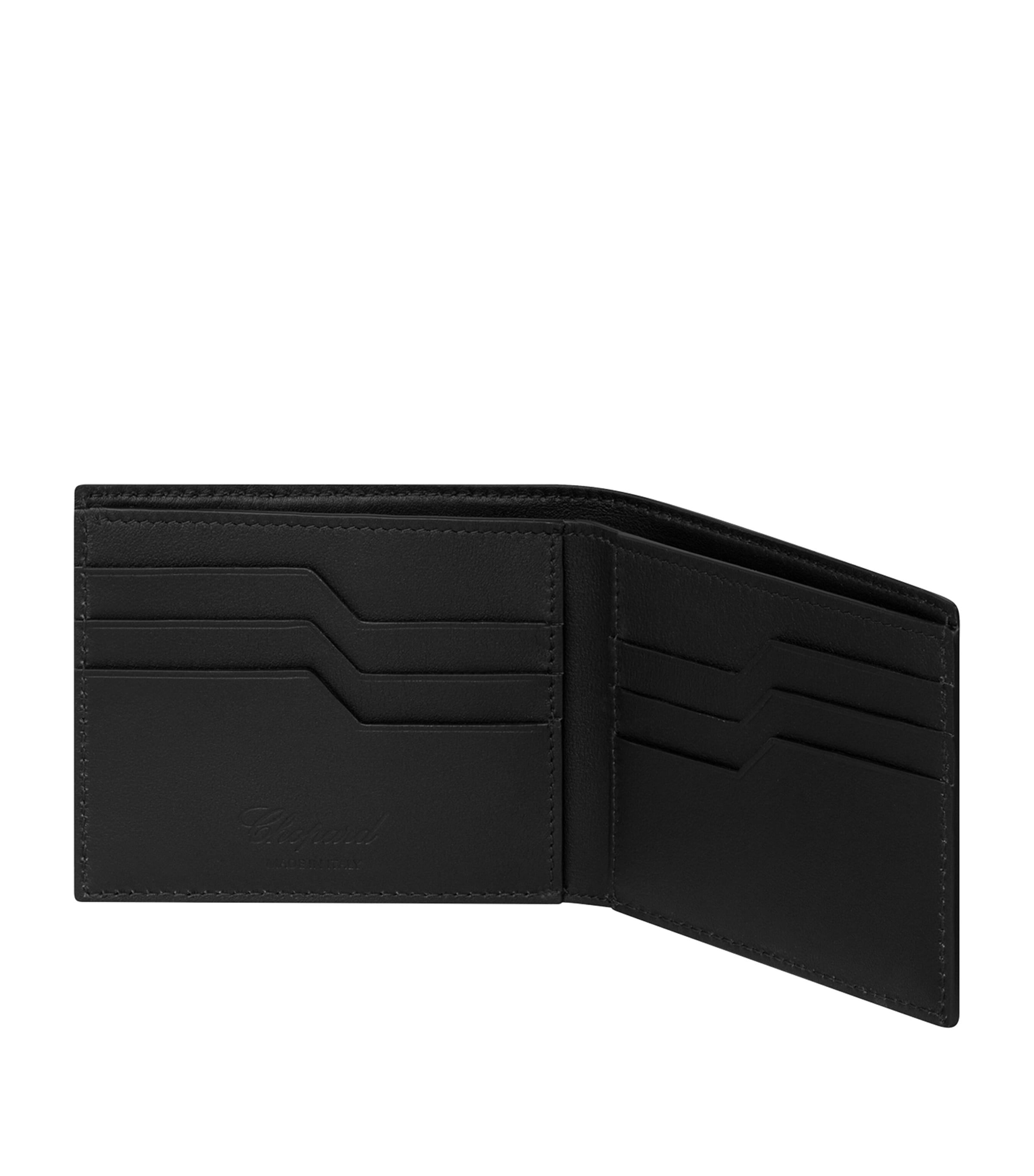 Mini Leather Heritage Bifold Wallet BLACK Image 3