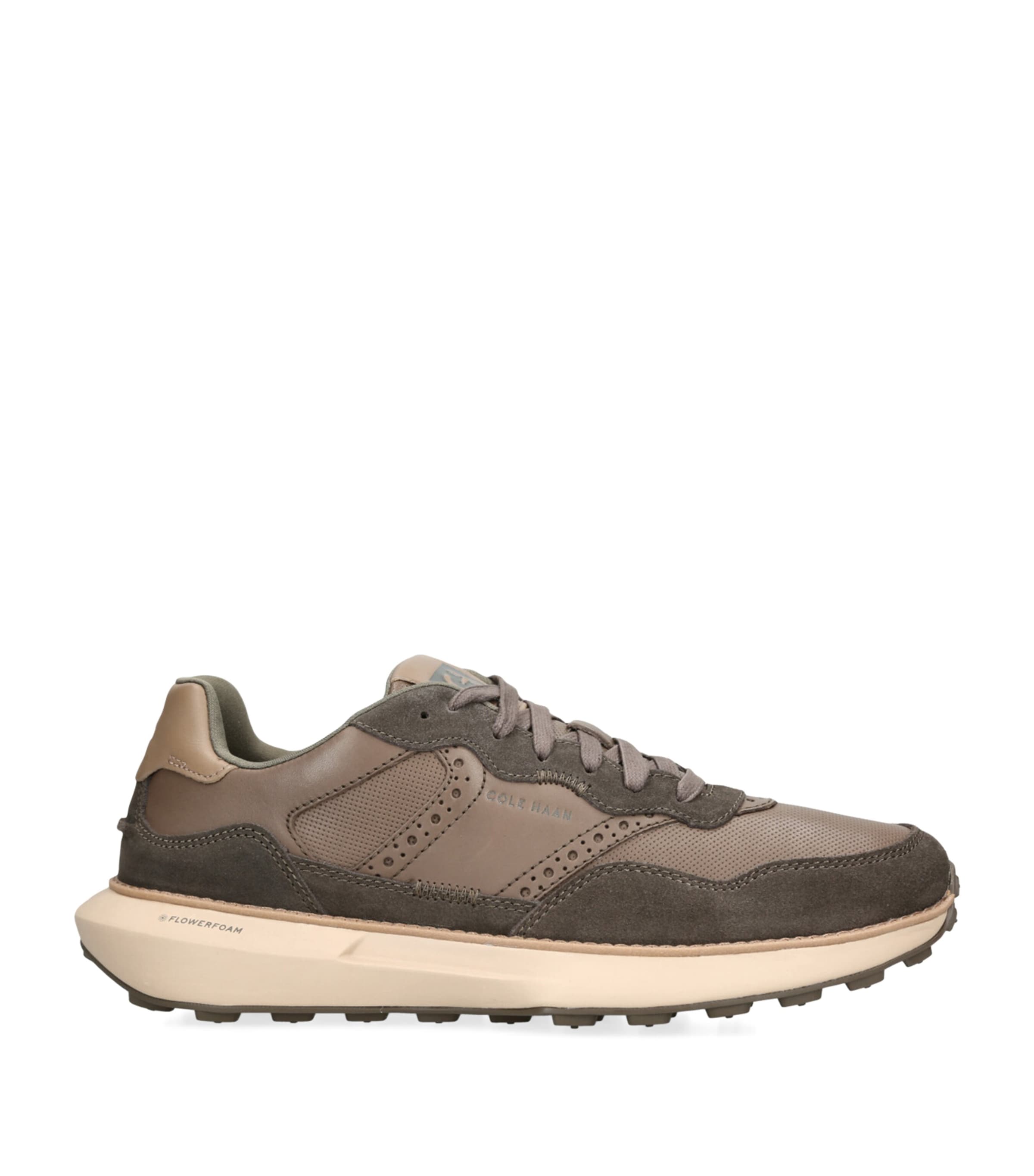 Cole Haan Leather Grandprø Ashland Sneakers In Green