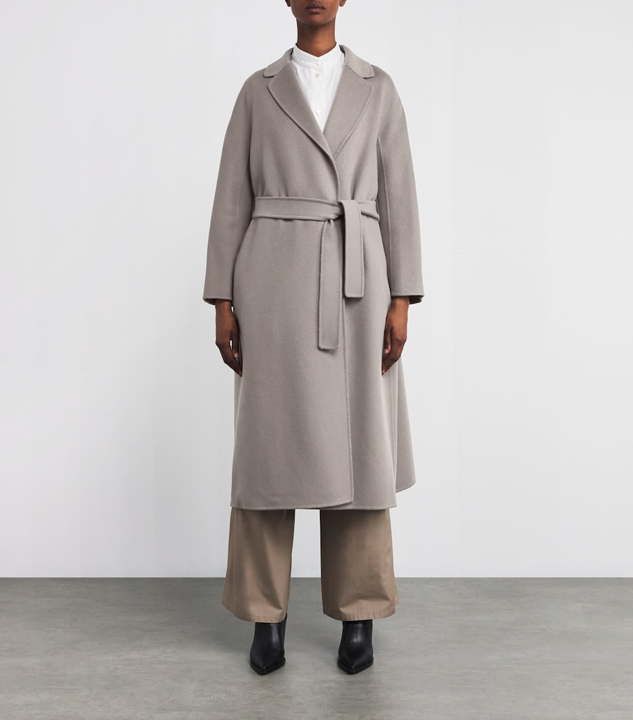 Virgin Wool Esturia Wrap Coat MEDIUM GREY Image 3