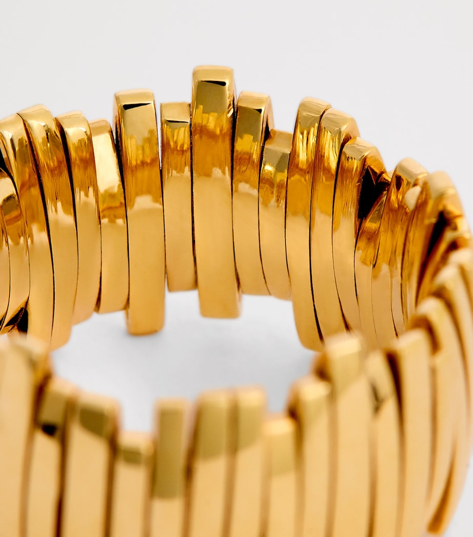 Suzanne Kalan Yellow Gold Golden Jagged Wide Band Yg Image 6