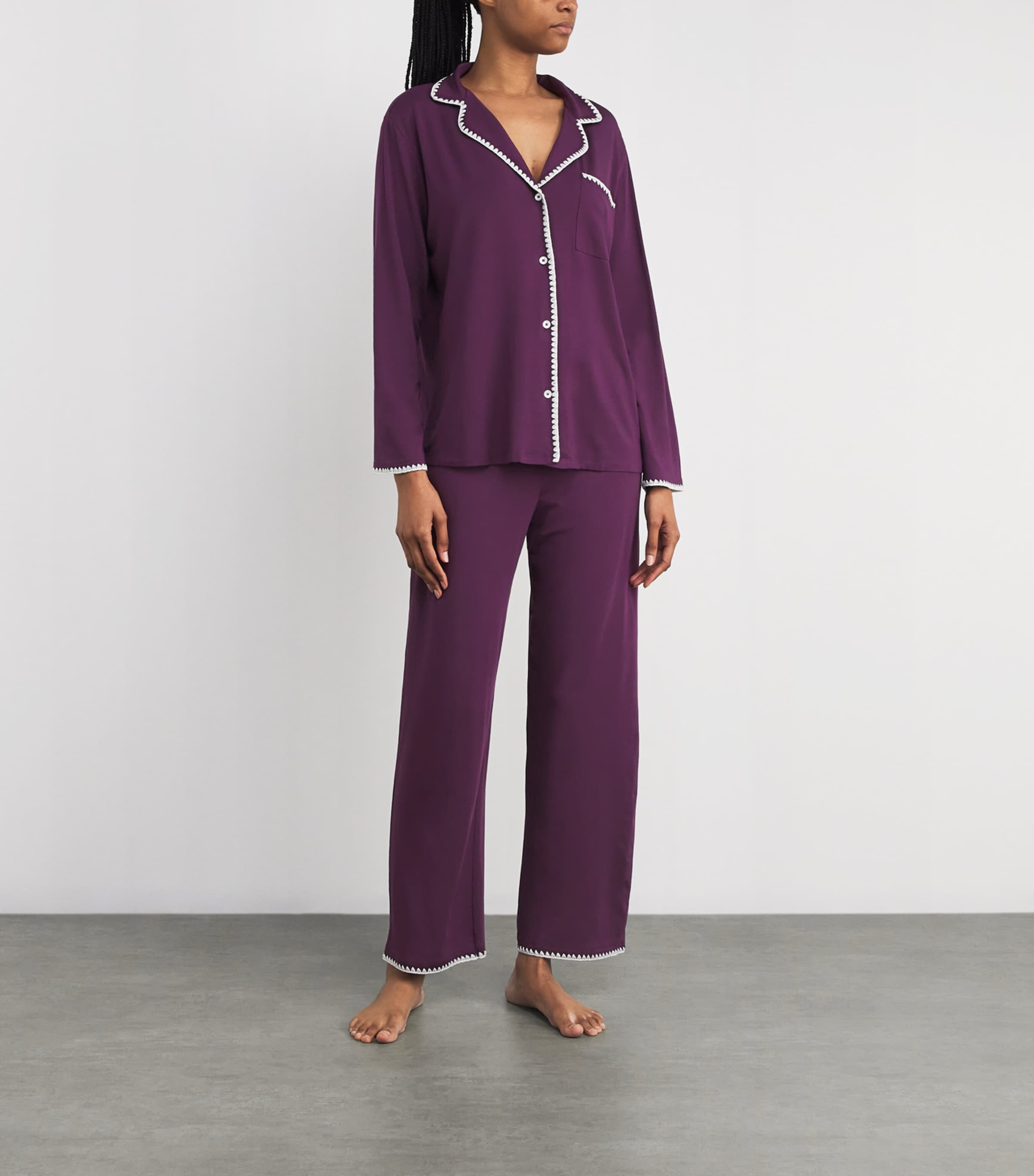 Modal Long-Sleeve Frida Pyjama Set PLIVV Image 2