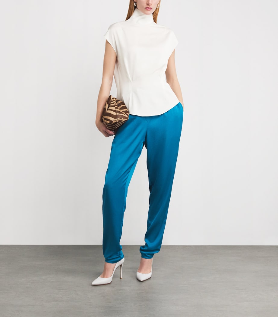 Sleeveless Tulip Blouse IVORY Image 2