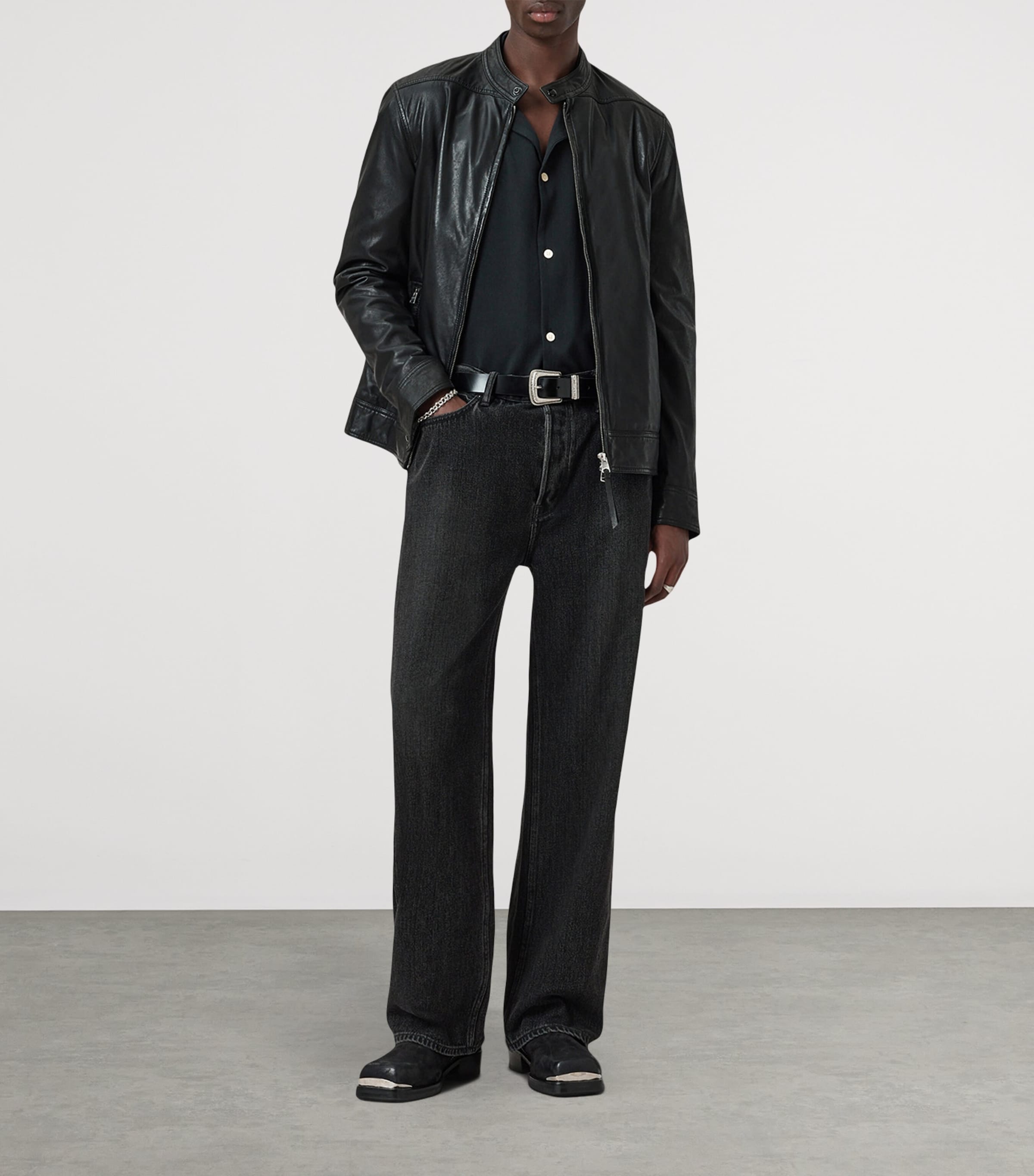 Embroidered Rialto Shirt BLAINN BLACK Image 2