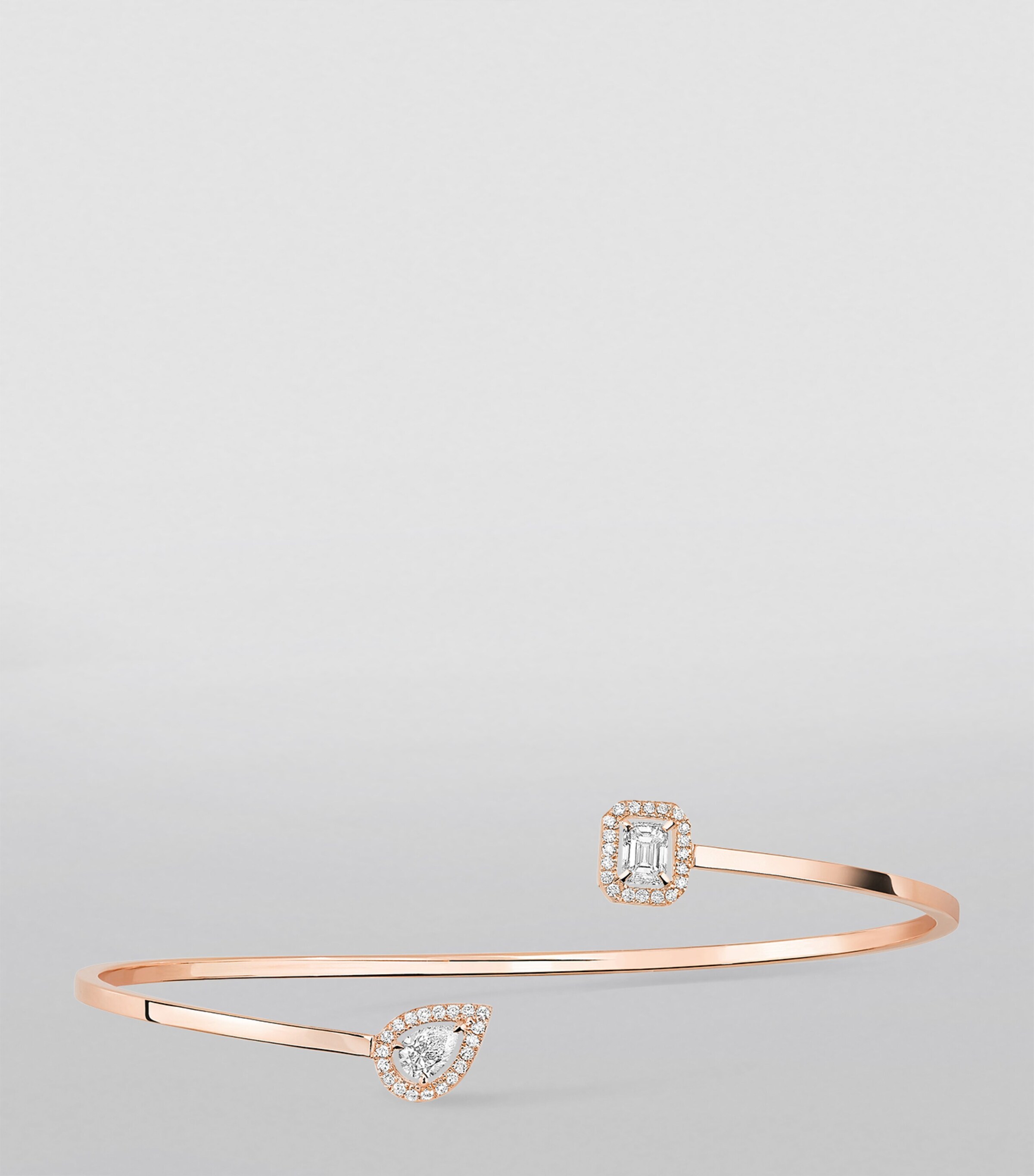 Pink Gold and Diamond My Twin Bangle PINK GOLD Image 3