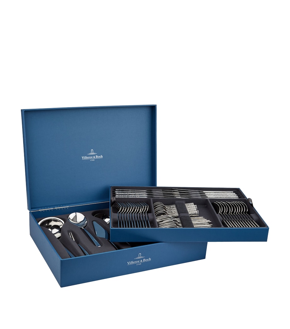 Villeroy & Boch Piemont 70-Piece Cutlery Lunch Set Silver Image 1