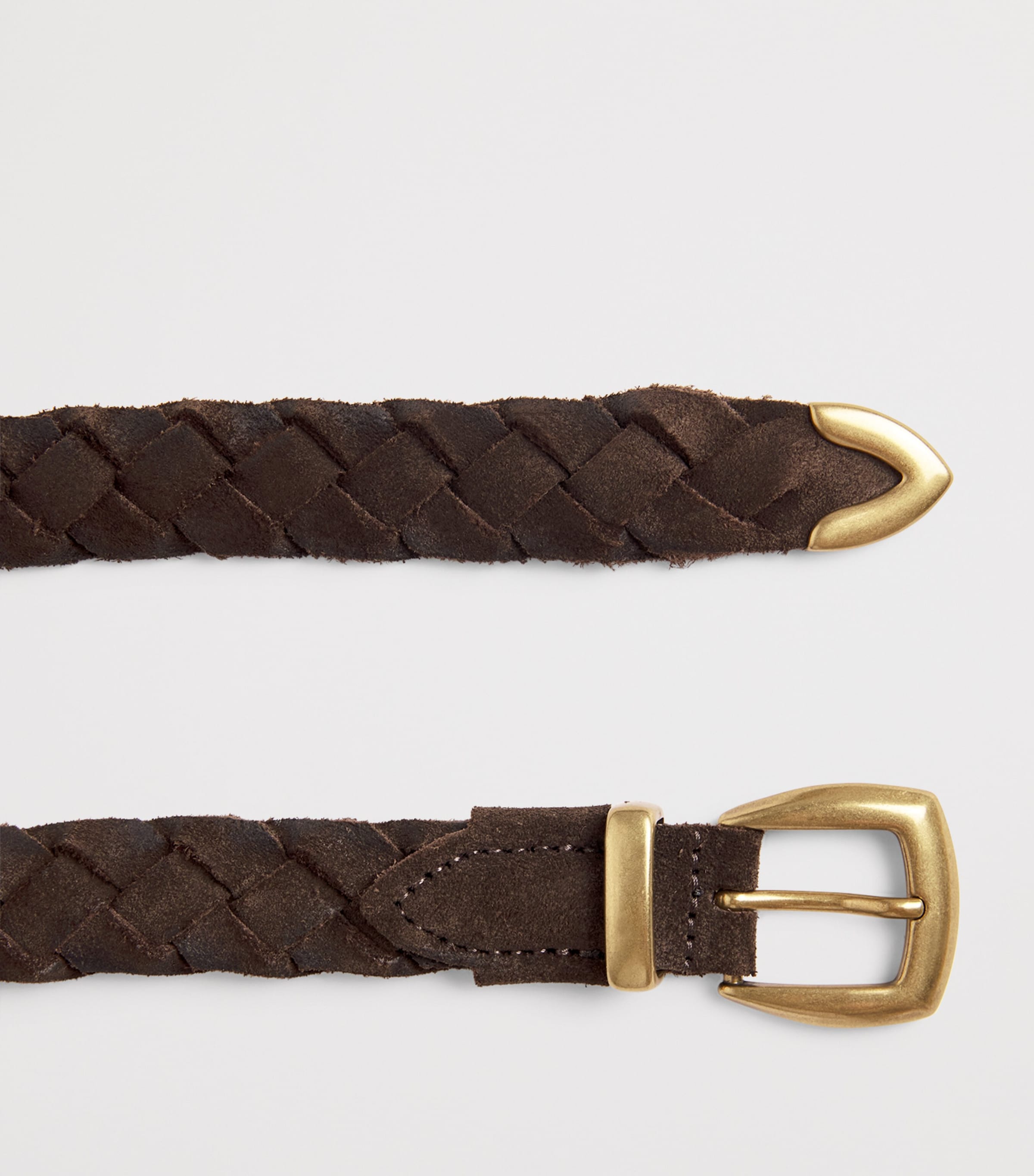 Suede Braided Belt MORO Image 4