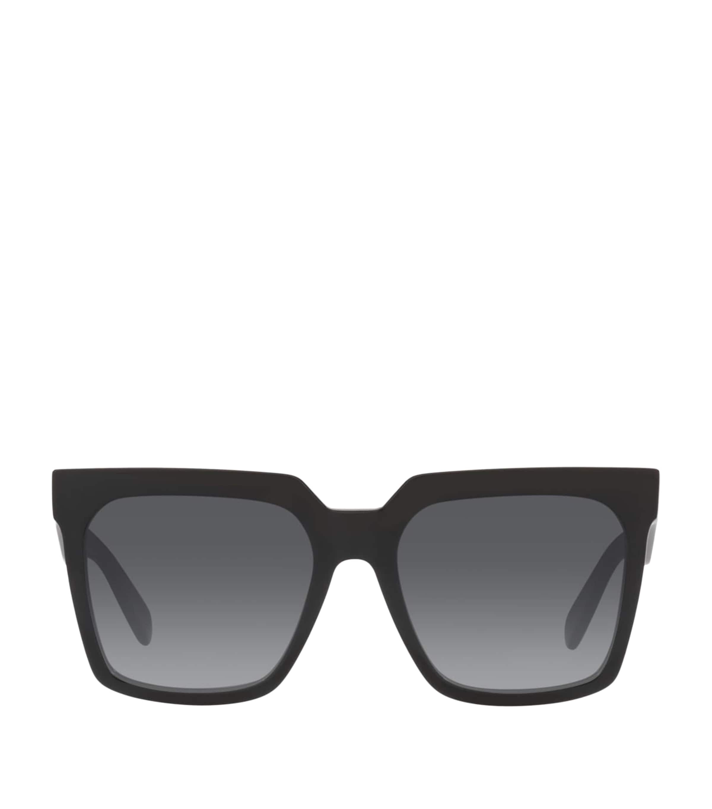 Celine Womens Black Cl4055in Rectangular Acetate Sunglasses