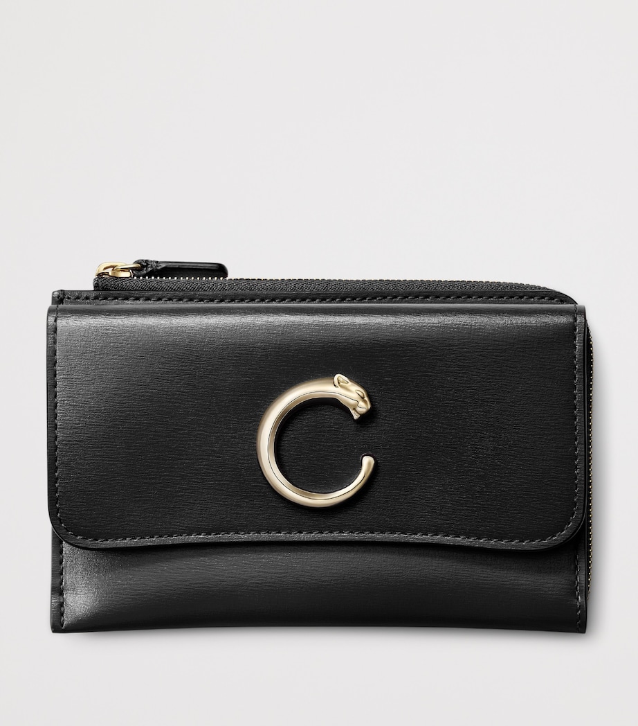 Cartier Leather Panthère de Cartier Card Holder Black Image 2