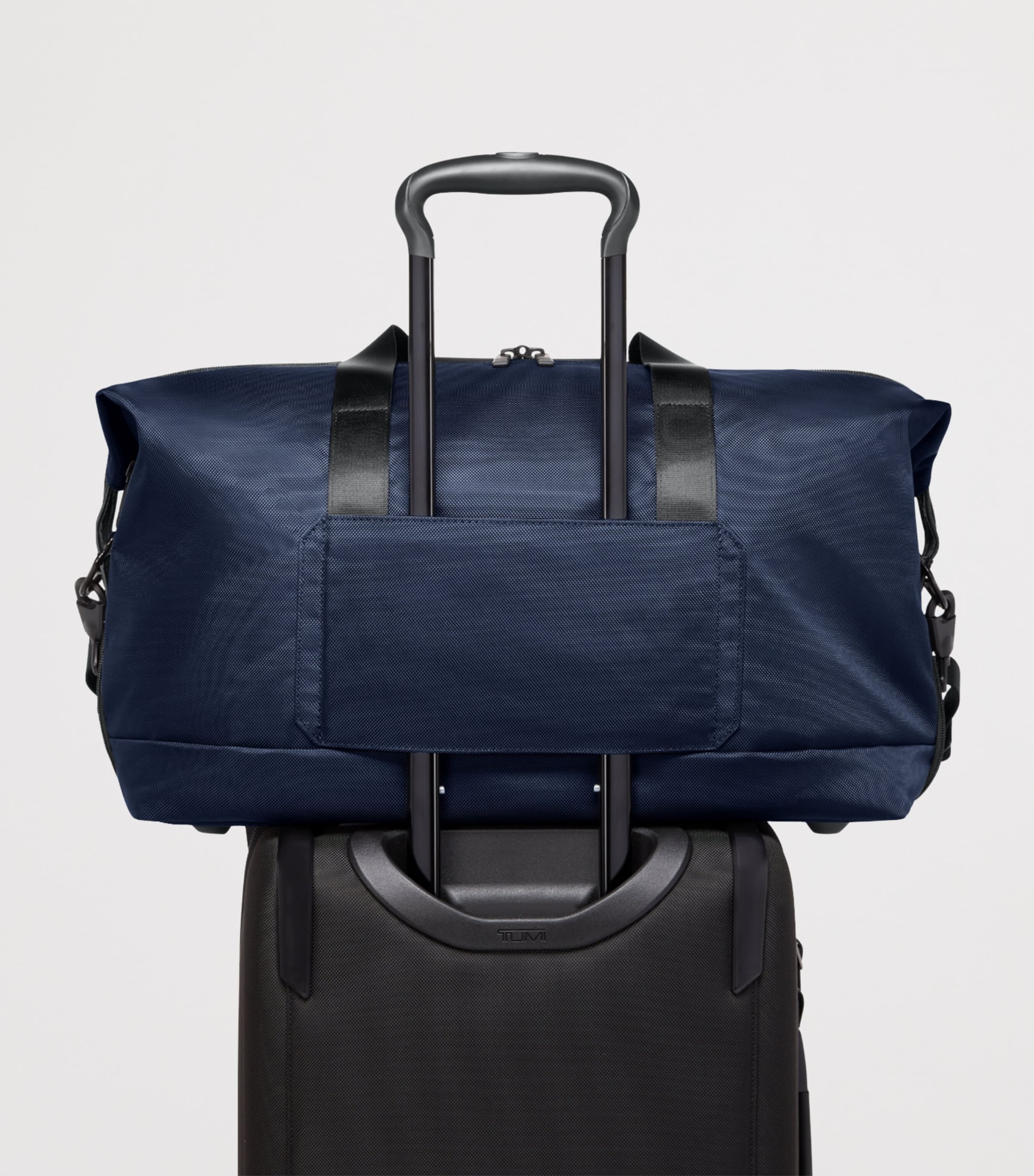 Tumi Navy Alpha 4 Double Expansion Duffle Bag | Harrods US