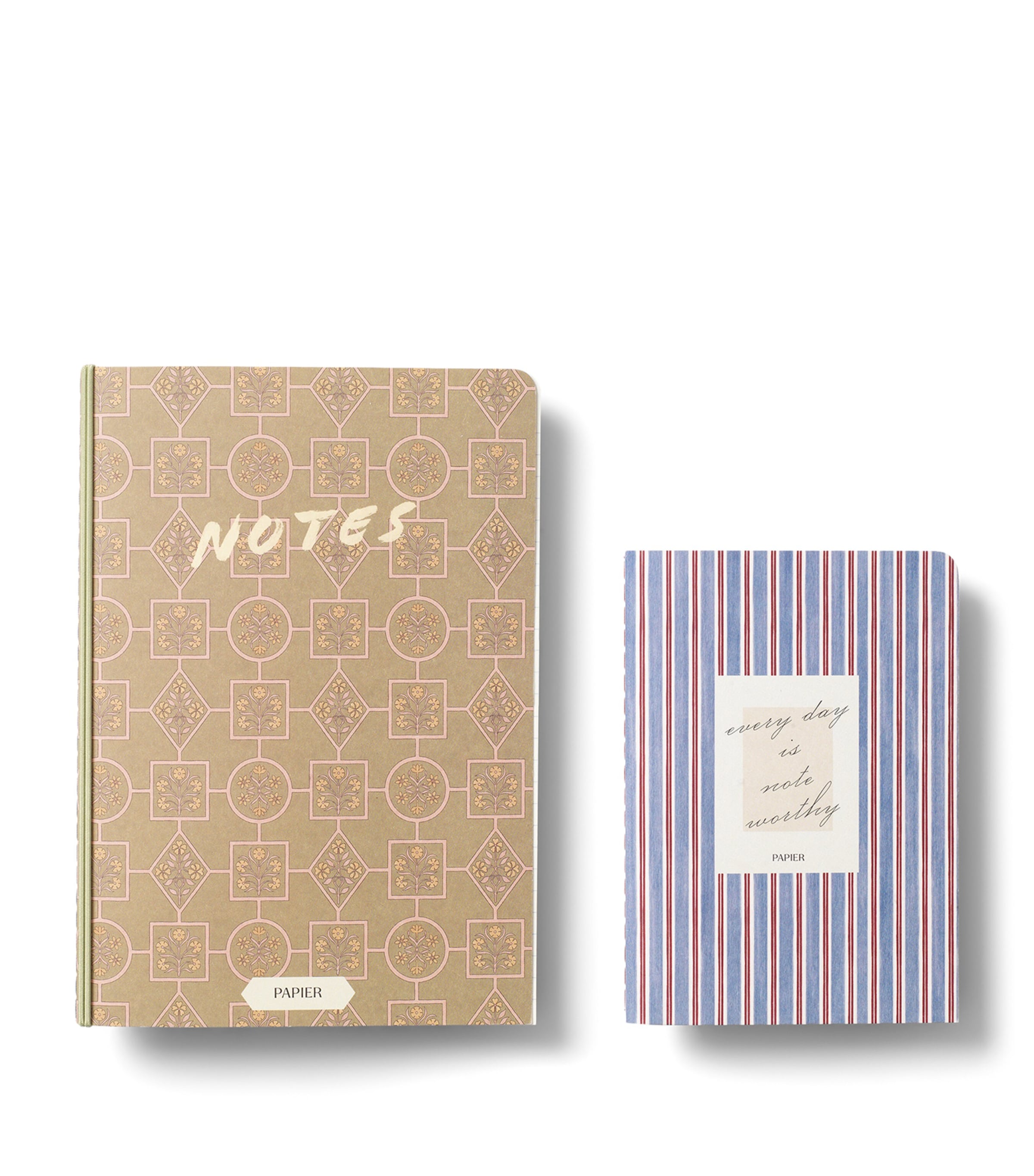 Papier Notes & Stripes Notebook (Set of 2) Blue Image 2