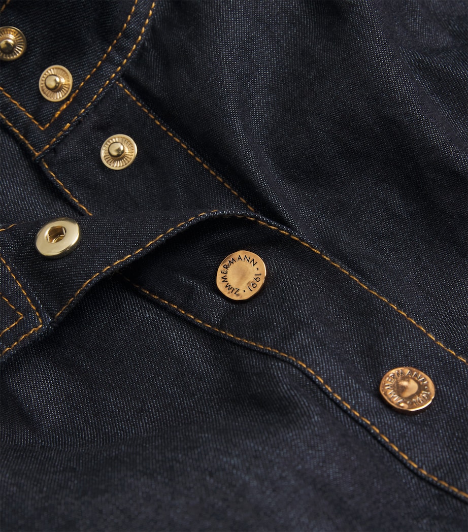 Denim Billow Shirt NHTSKY NIGHT SKY Image 5