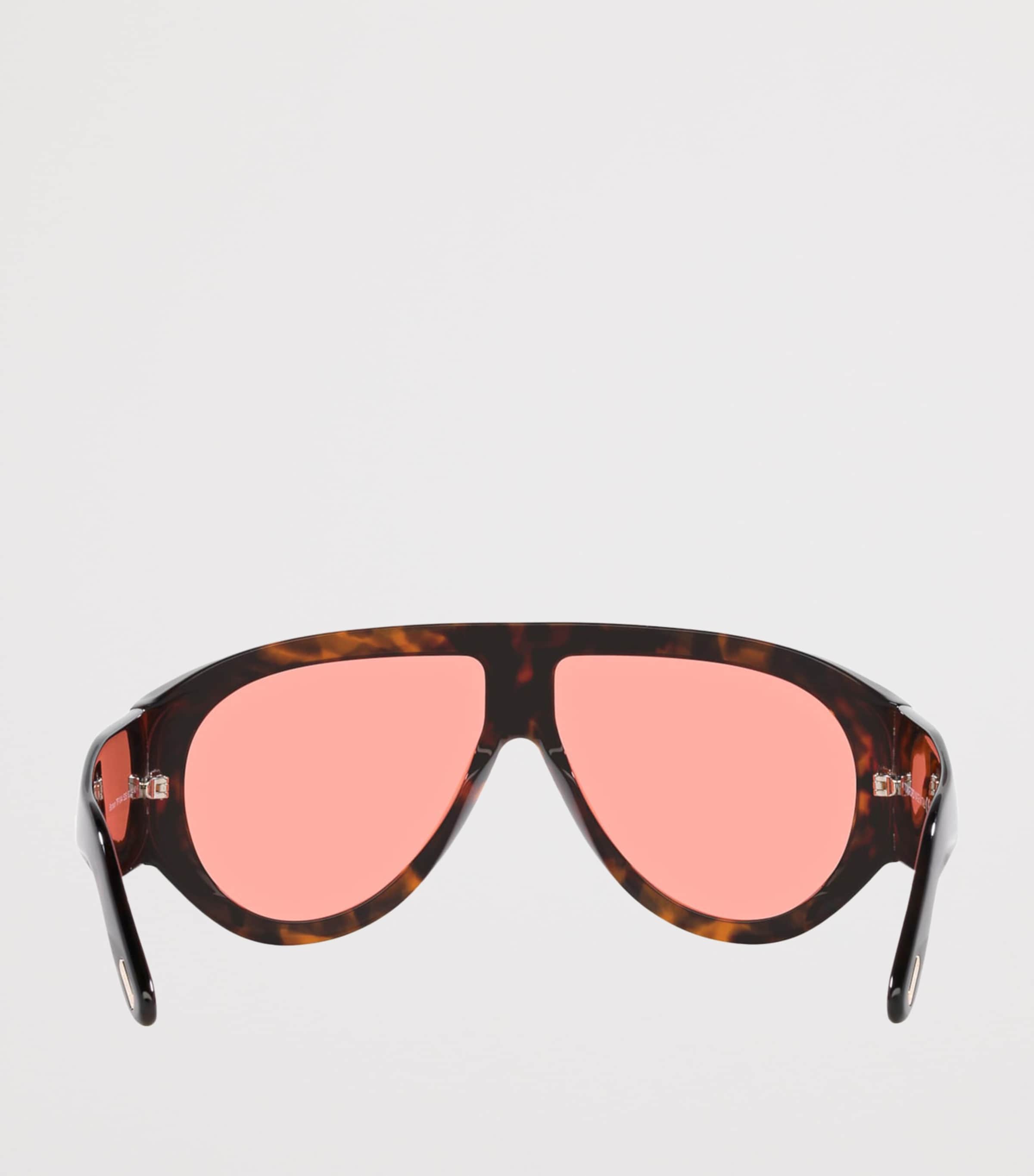 TOM FORD Tortoiseshell Bronson Aviator Sunglasses Image 4