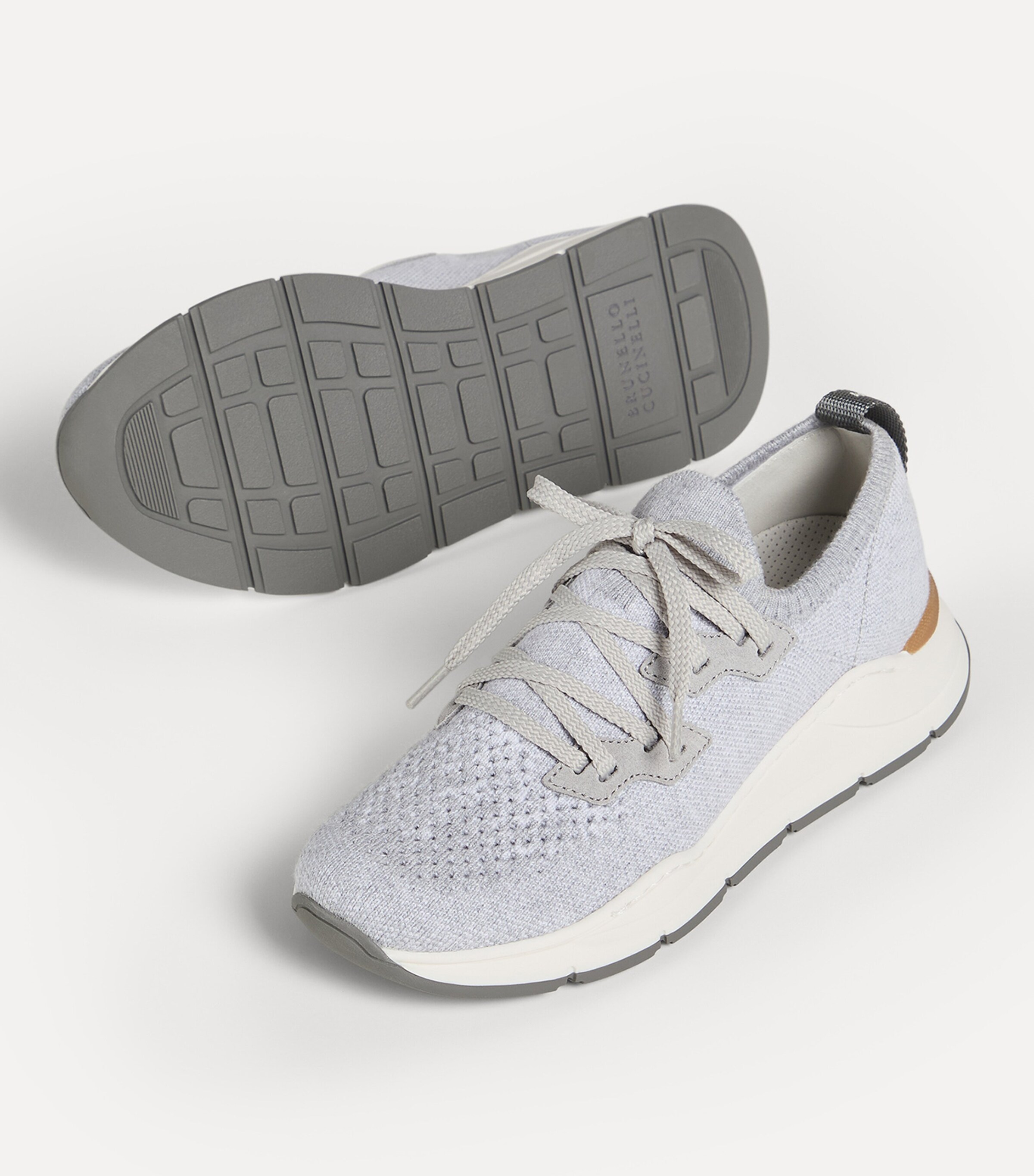 Brunello Cucinelli Kids Knitted Sneakers Image 2