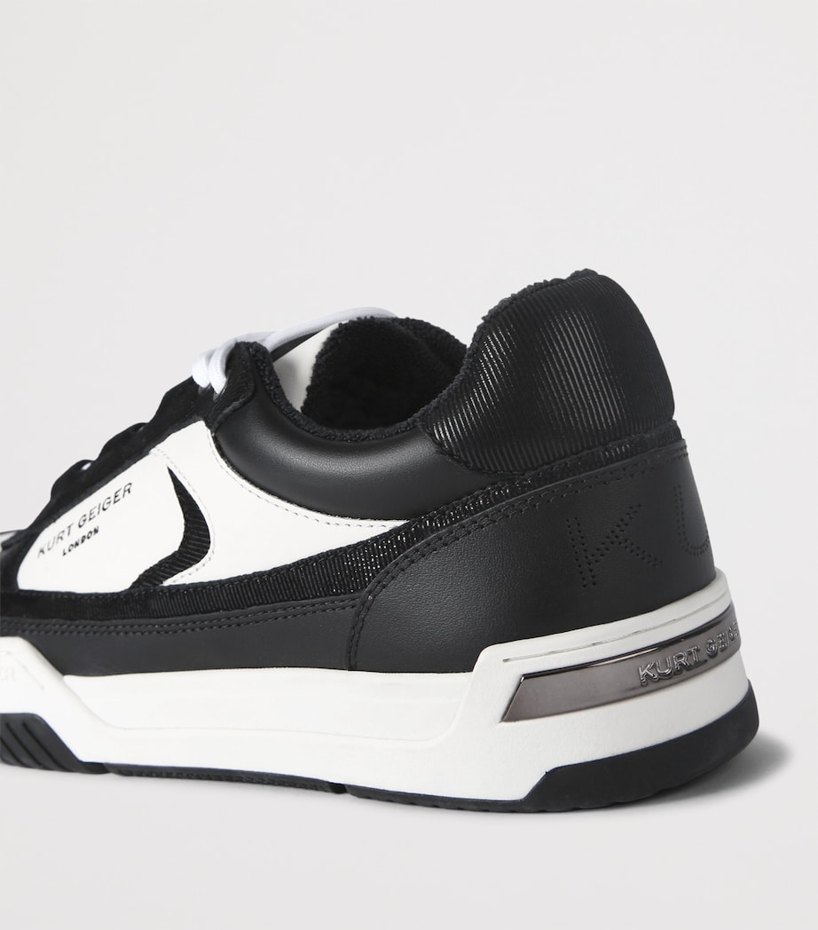 Leather Kingsland Sneakers BLK/WHITE Image 2