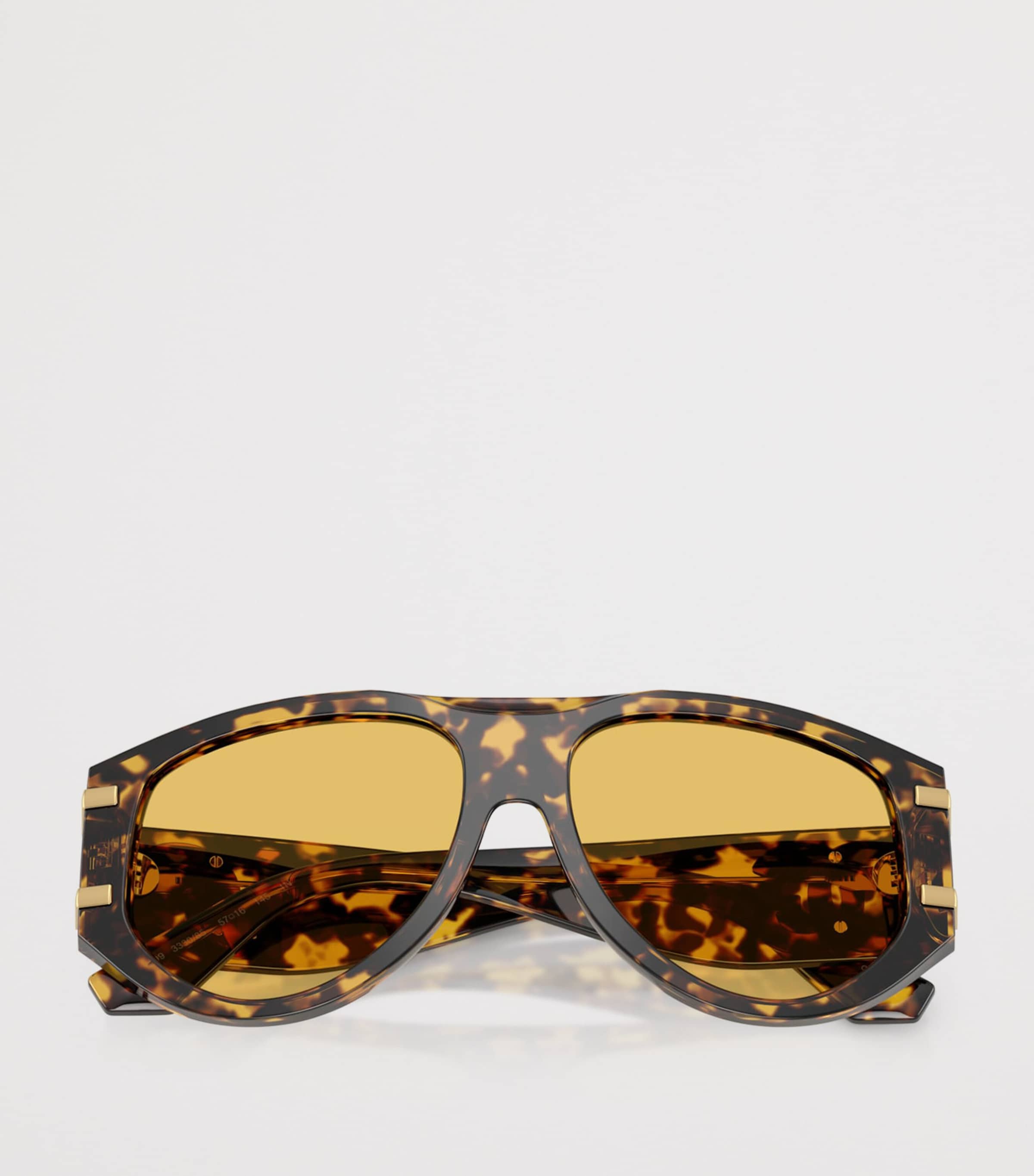 Dolce&Gabbana Tortoiseshell Oversized Pilot Sunglasses Image 5