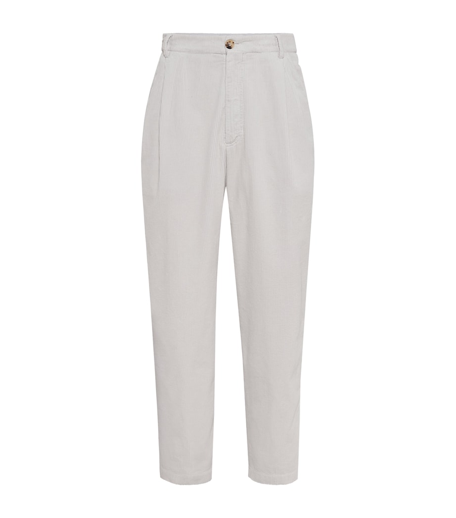 Corduroy Straight Trousers C6023 Image 1