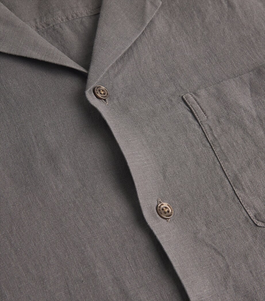 Linen Angelo Shirt 905-CEDAR GREY Image 5