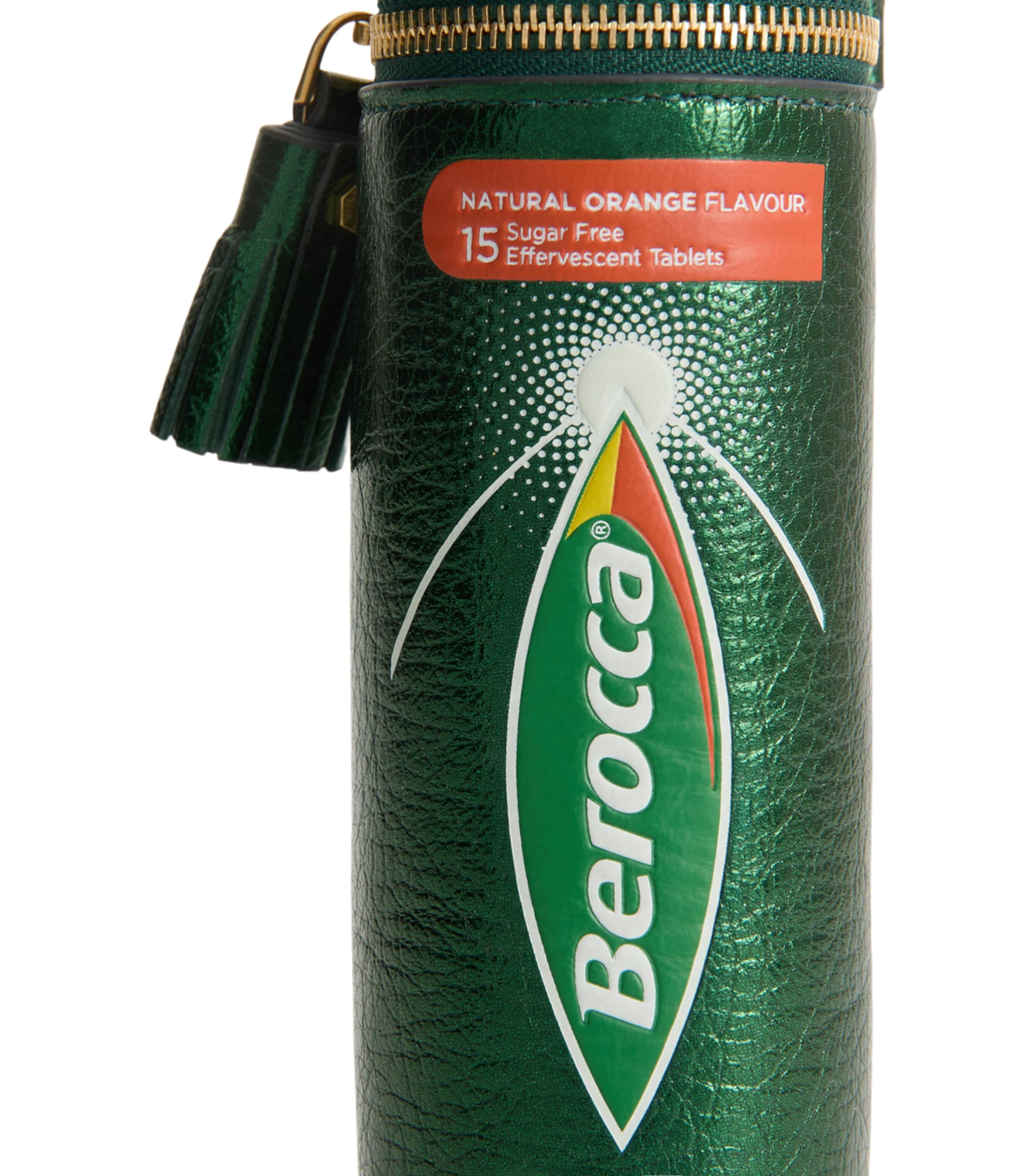 Leather Berocca Coin Purse Charm ALPINE GREEN Image 4